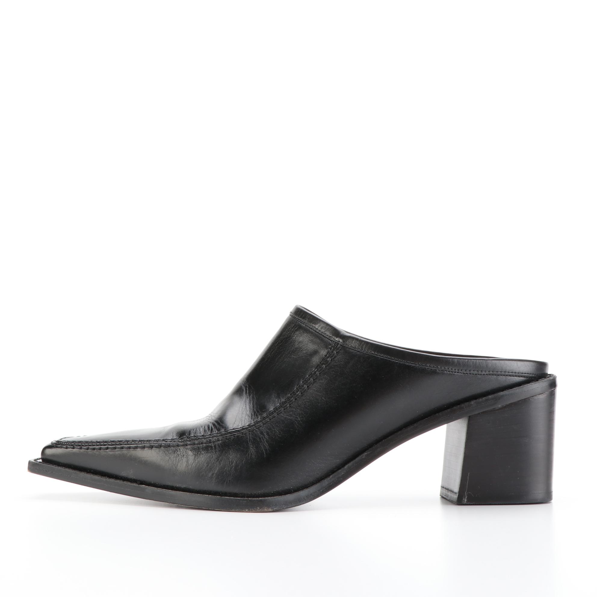 Stuart Weitzman Mules and Slingback Pumps in Leather with Box