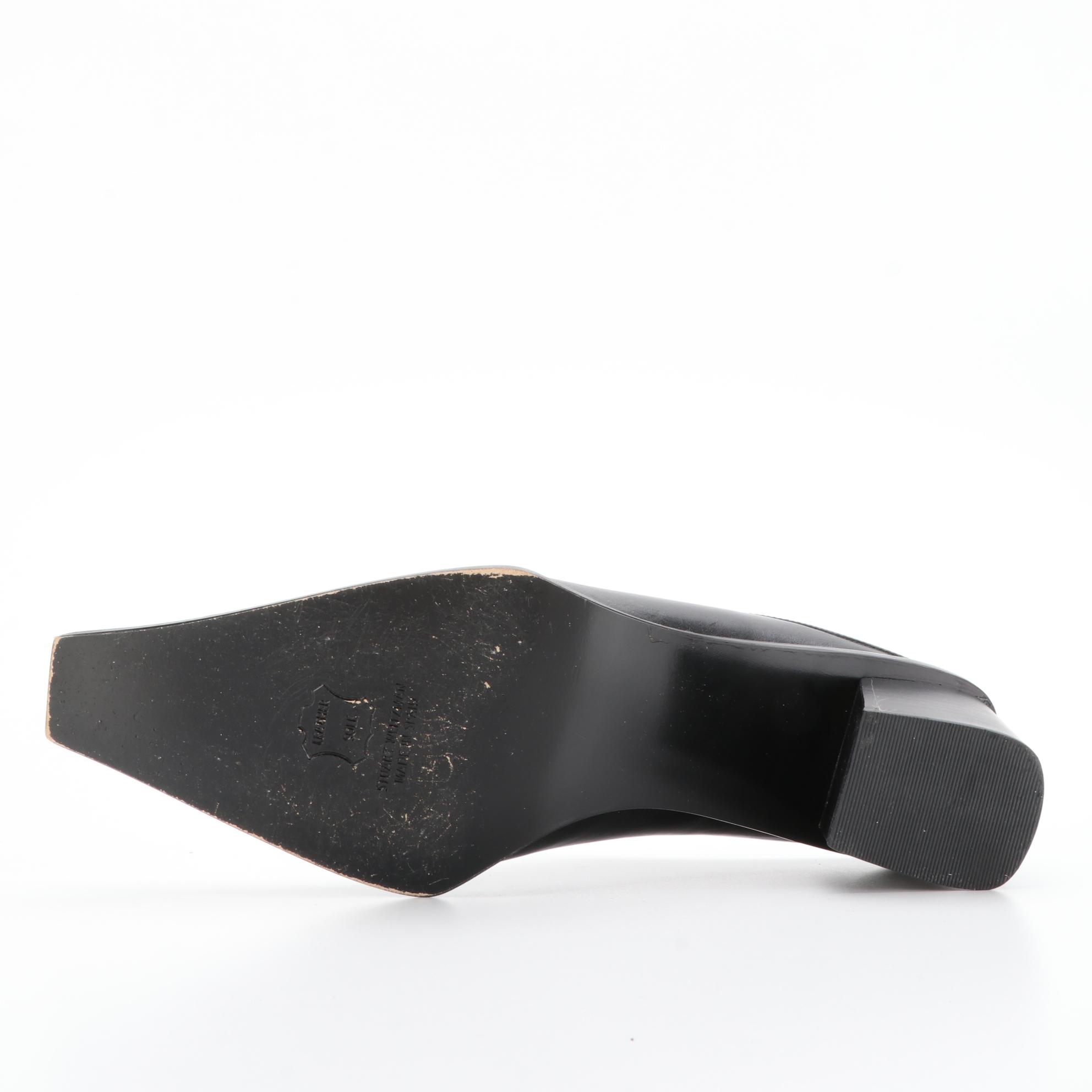 Stuart Weitzman Mules and Slingback Pumps in Leather with Box