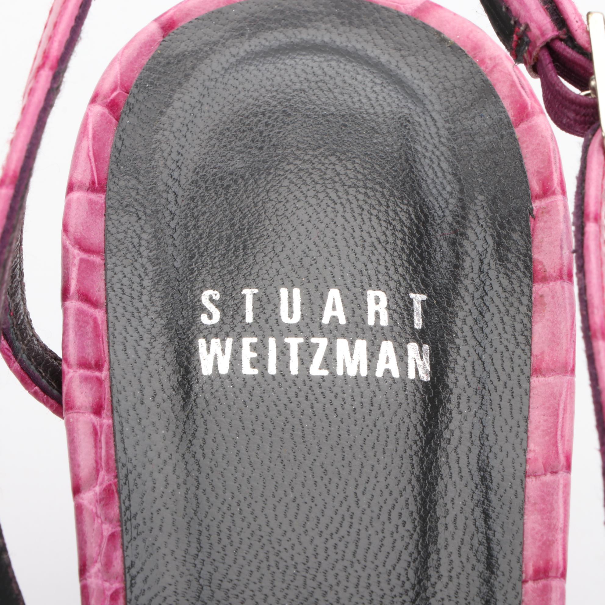 Stuart Weitzman Mules and Slingback Pumps in Leather with Box