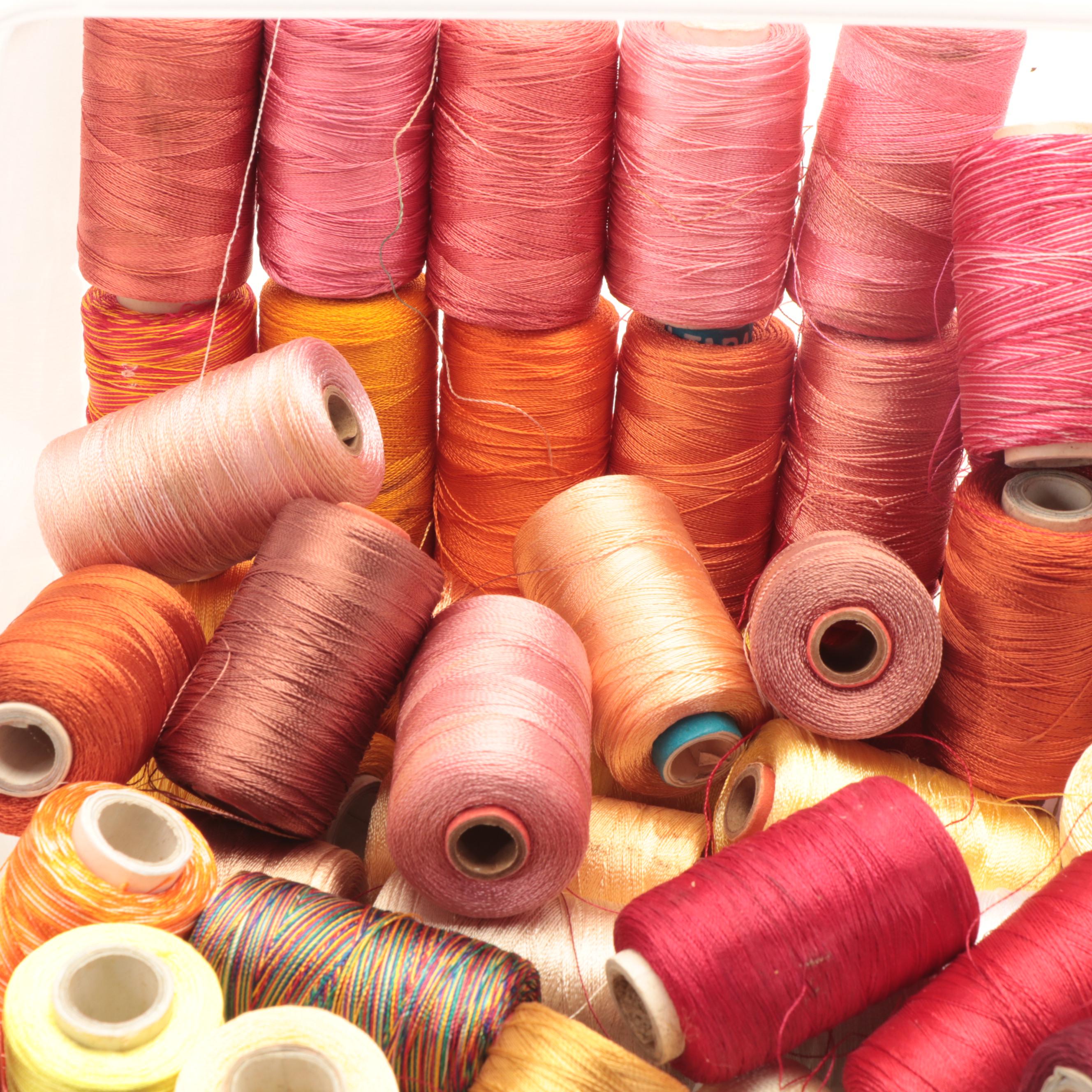 Creative World, Sulky and Other Cotton Machine Embroidery Thread