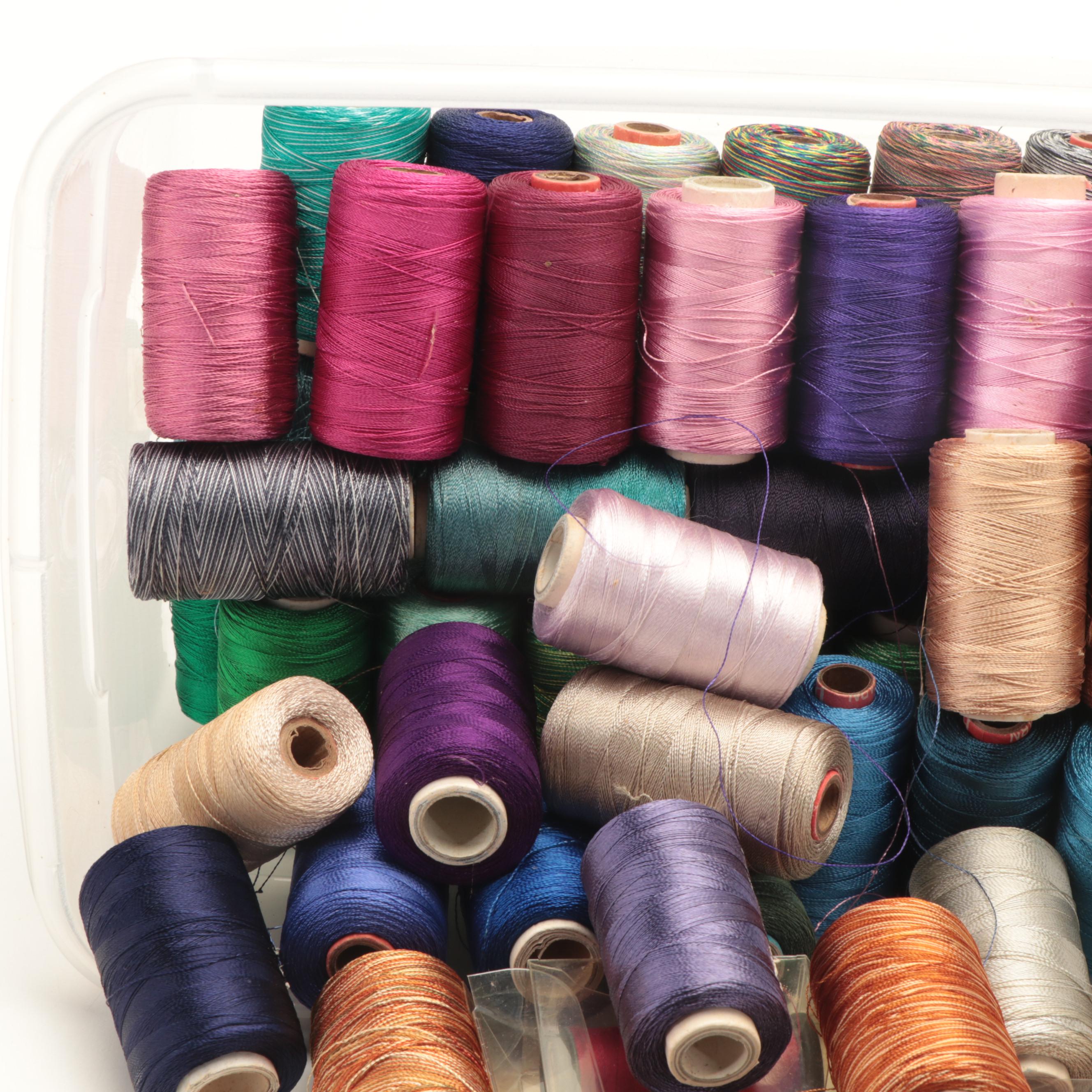 Creative World, Sulky and Other Cotton Machine Embroidery Thread