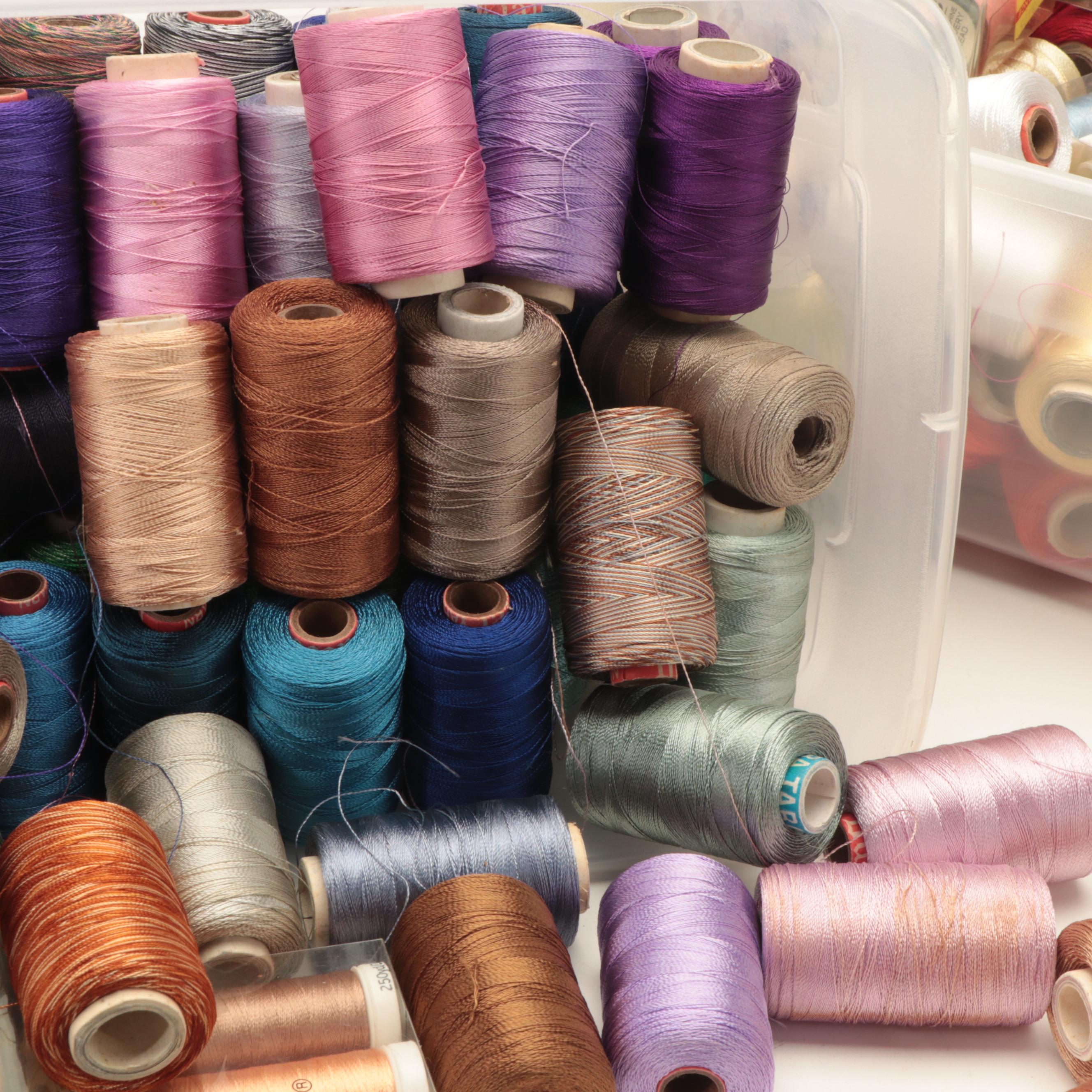 Creative World, Sulky and Other Cotton Machine Embroidery Thread