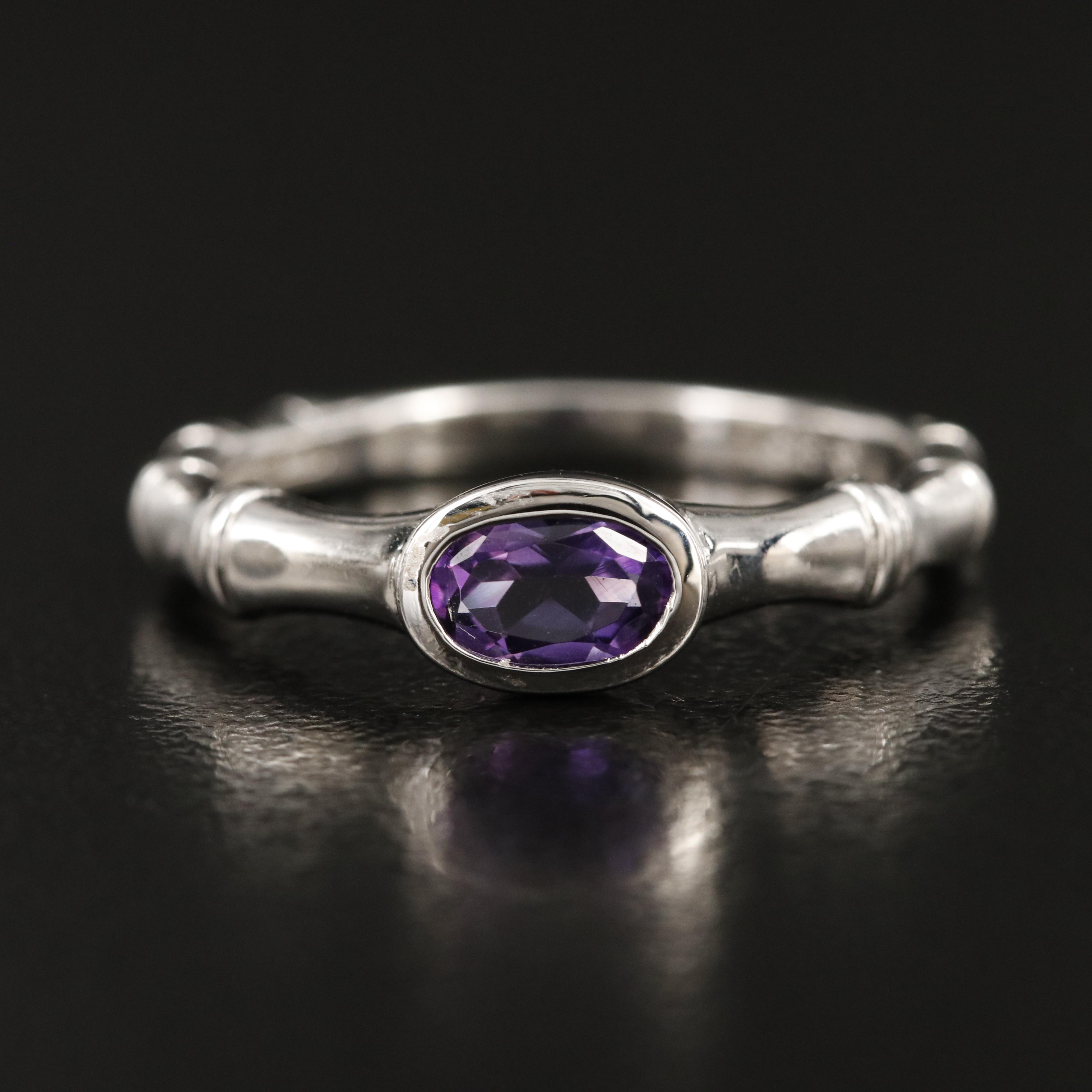 Sterling Amethyst Ring