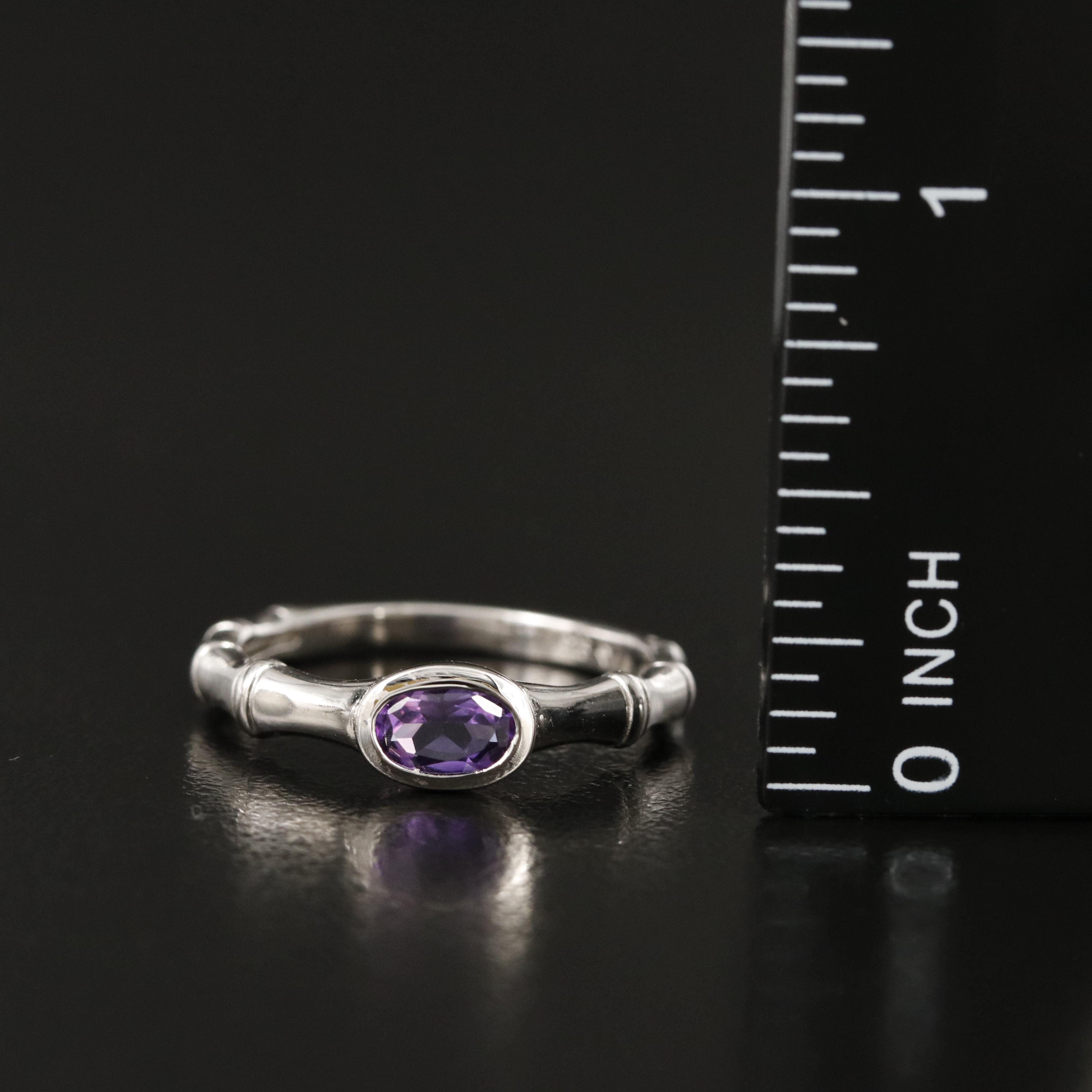 Sterling Amethyst Ring