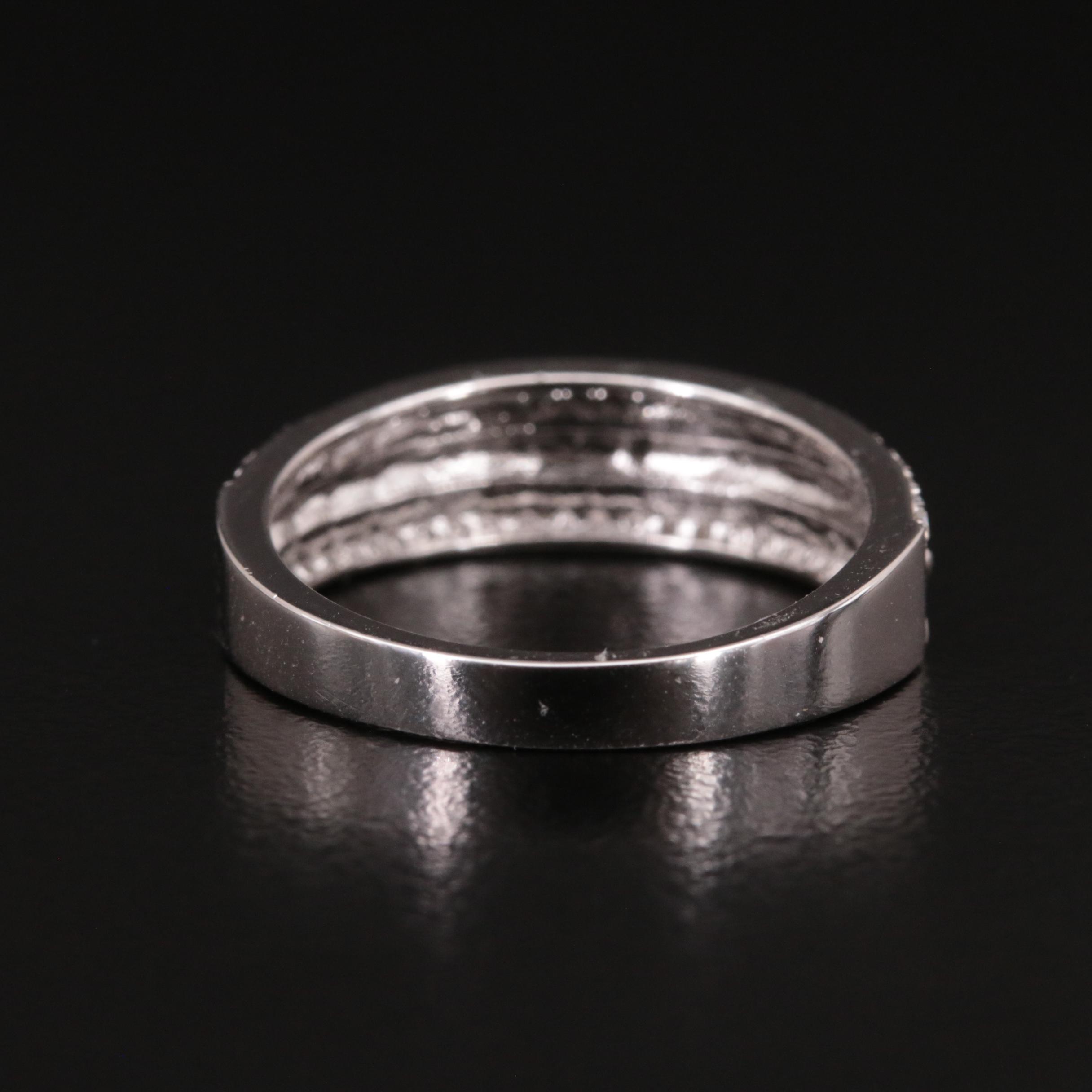 Sterling Diamond Band