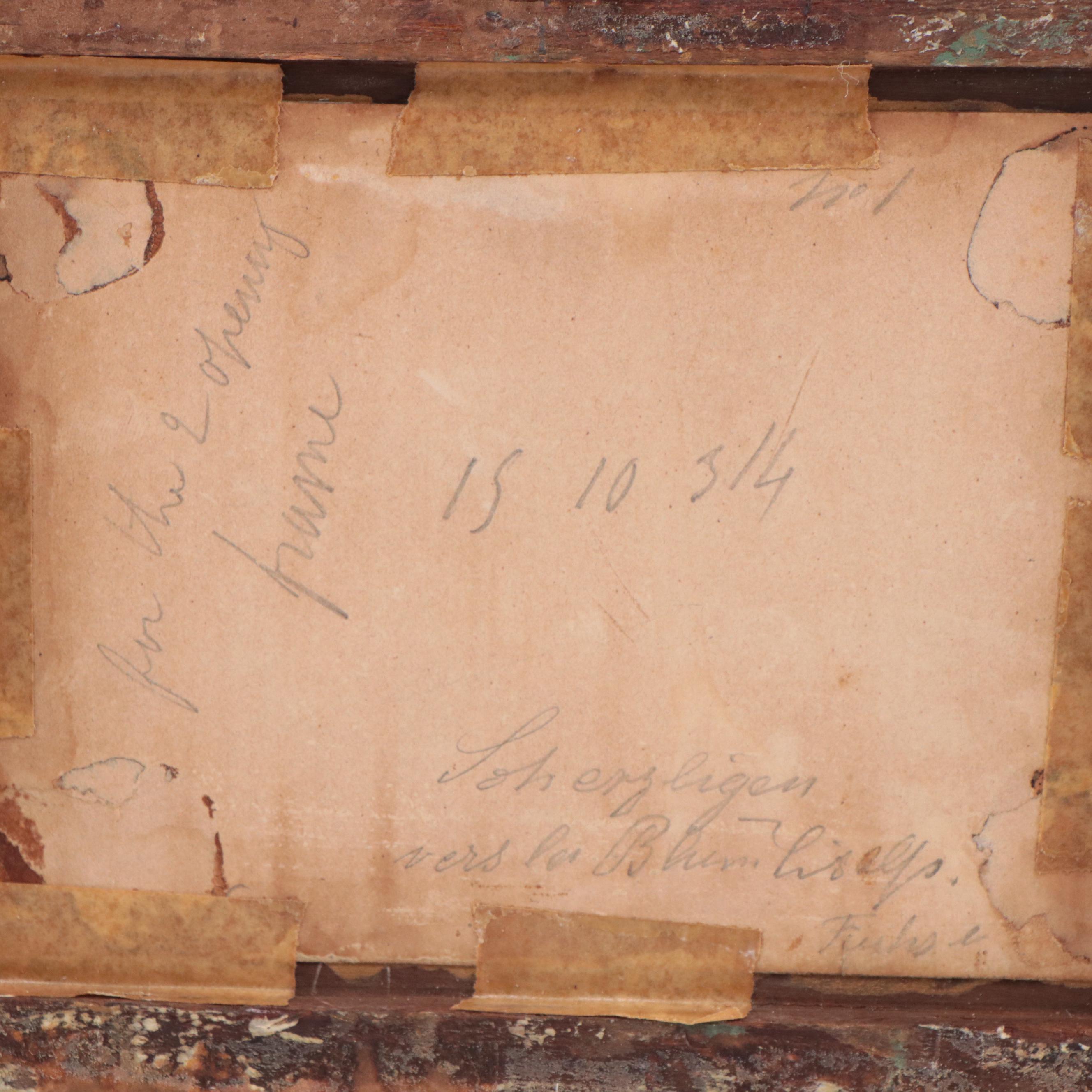 Swiss Lake Landscape Oil Painting, 19th Century