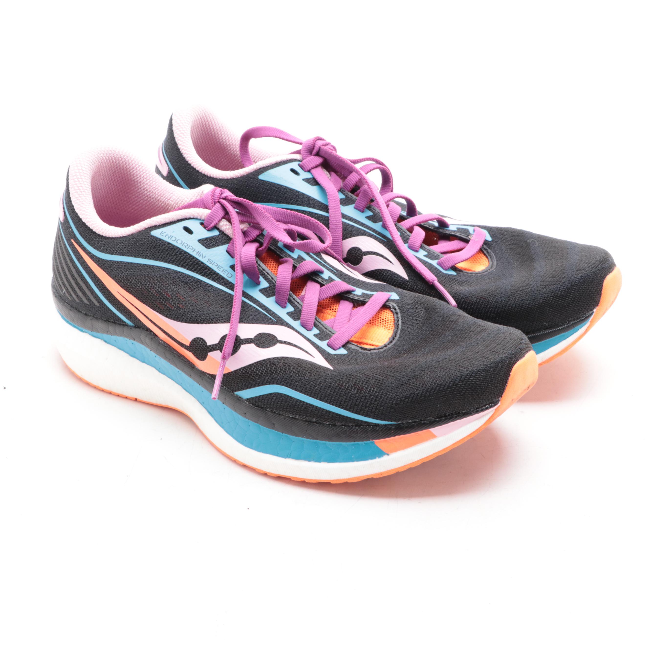 Saucony Endorphin Series Athletic Shoes and Nike Lunarglide 7 Running Shoes