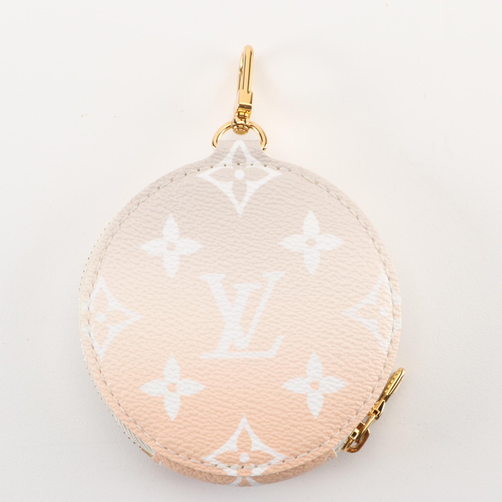 Louis Vuitton Round Coin Purse in By The Pool Monogram Giant Canvas