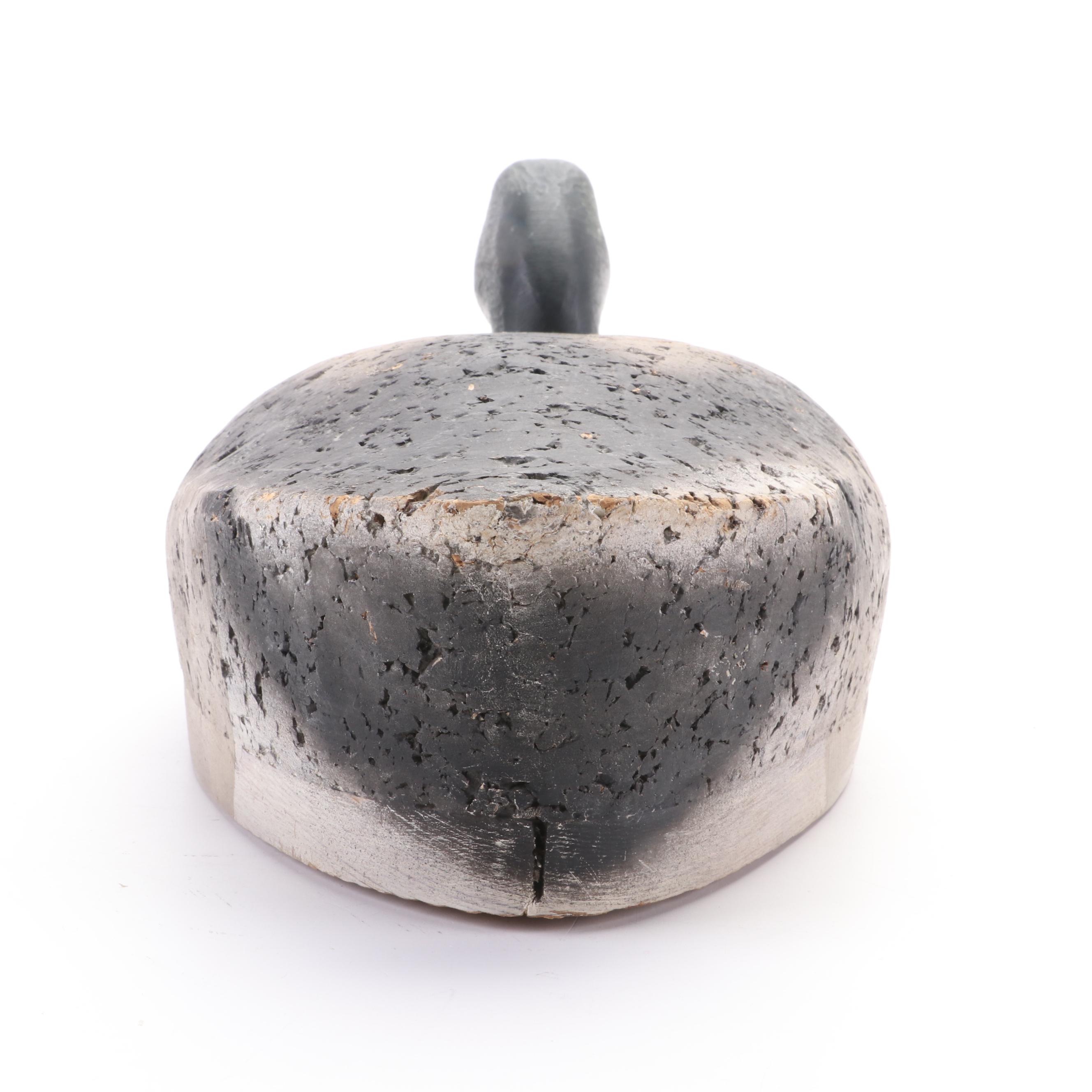 Hand-Painted Cork Body Duck Decoy, 20th Century