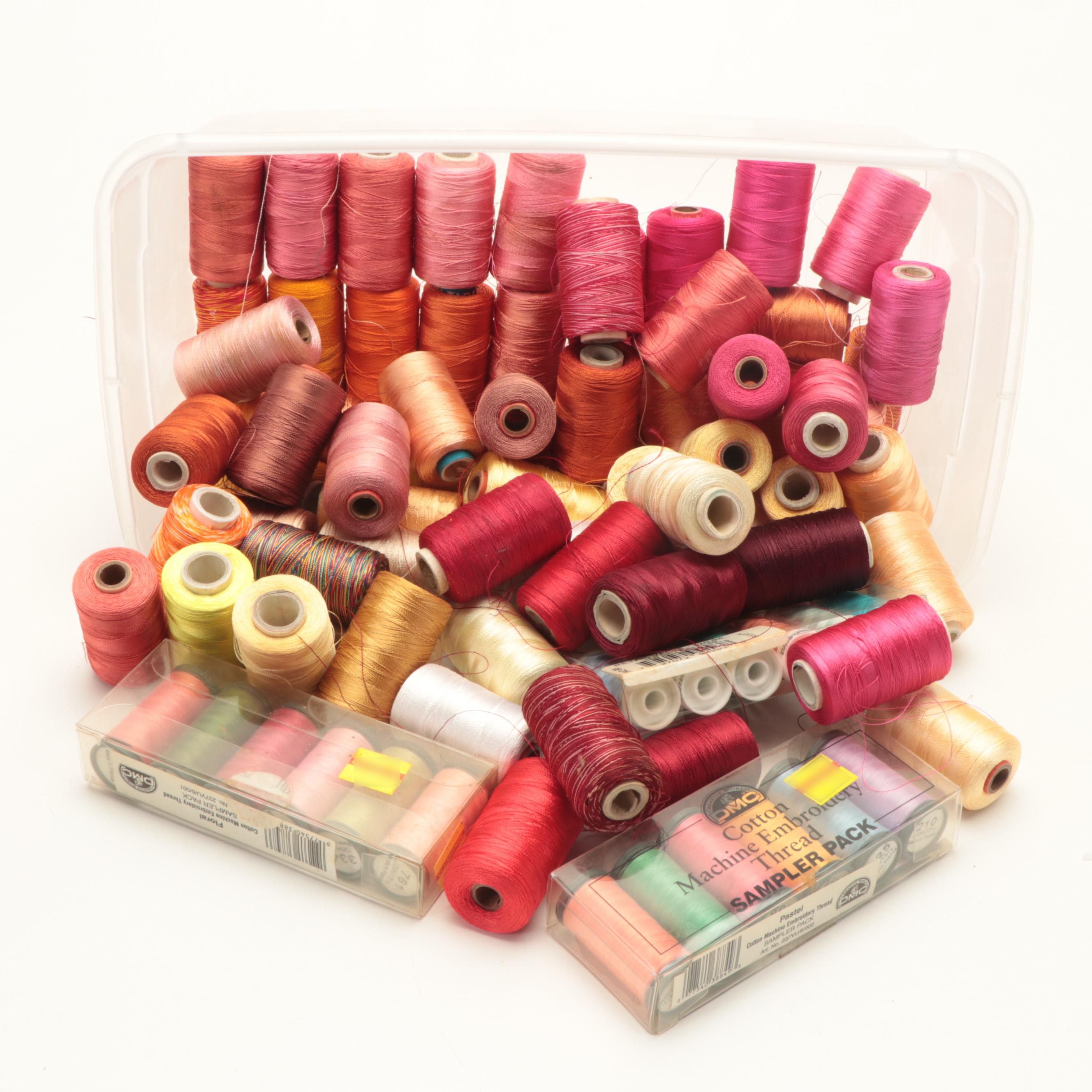 Creative World, Sulky and Other Cotton Machine Embroidery Thread