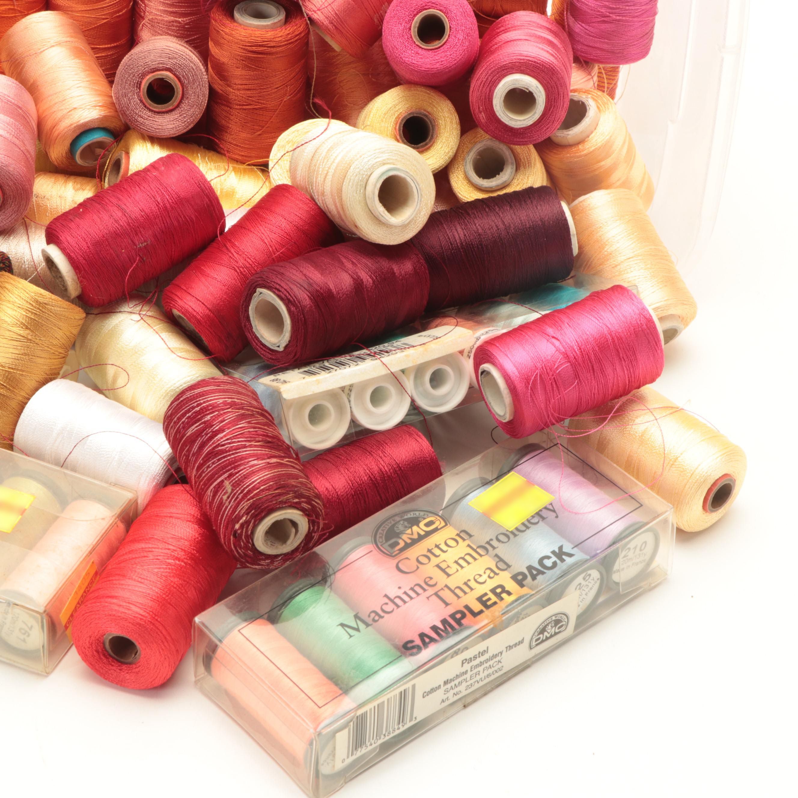 Creative World, Sulky and Other Cotton Machine Embroidery Thread