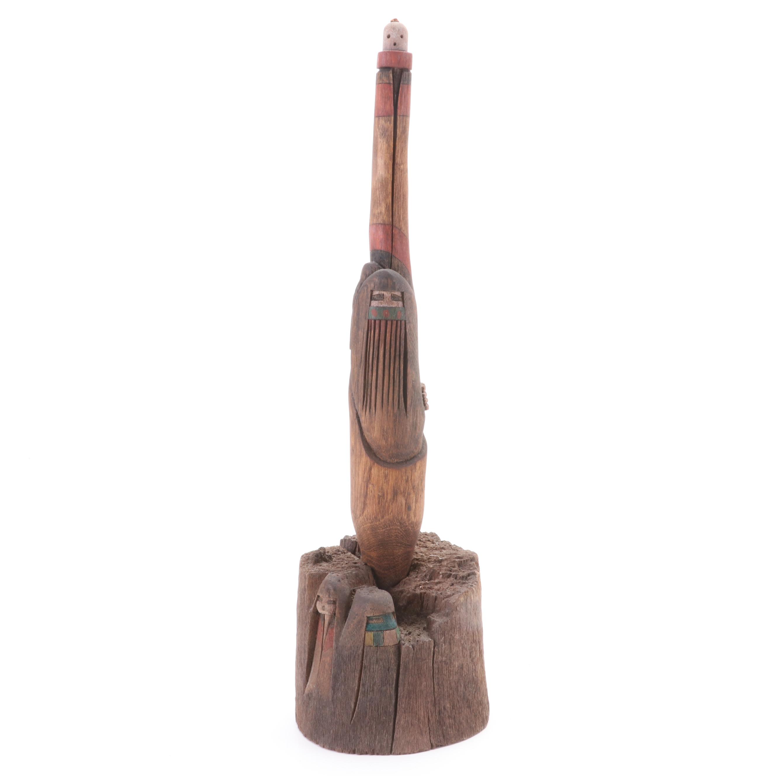 Ted Francis, Jr. Hopi Long Hair Kachina