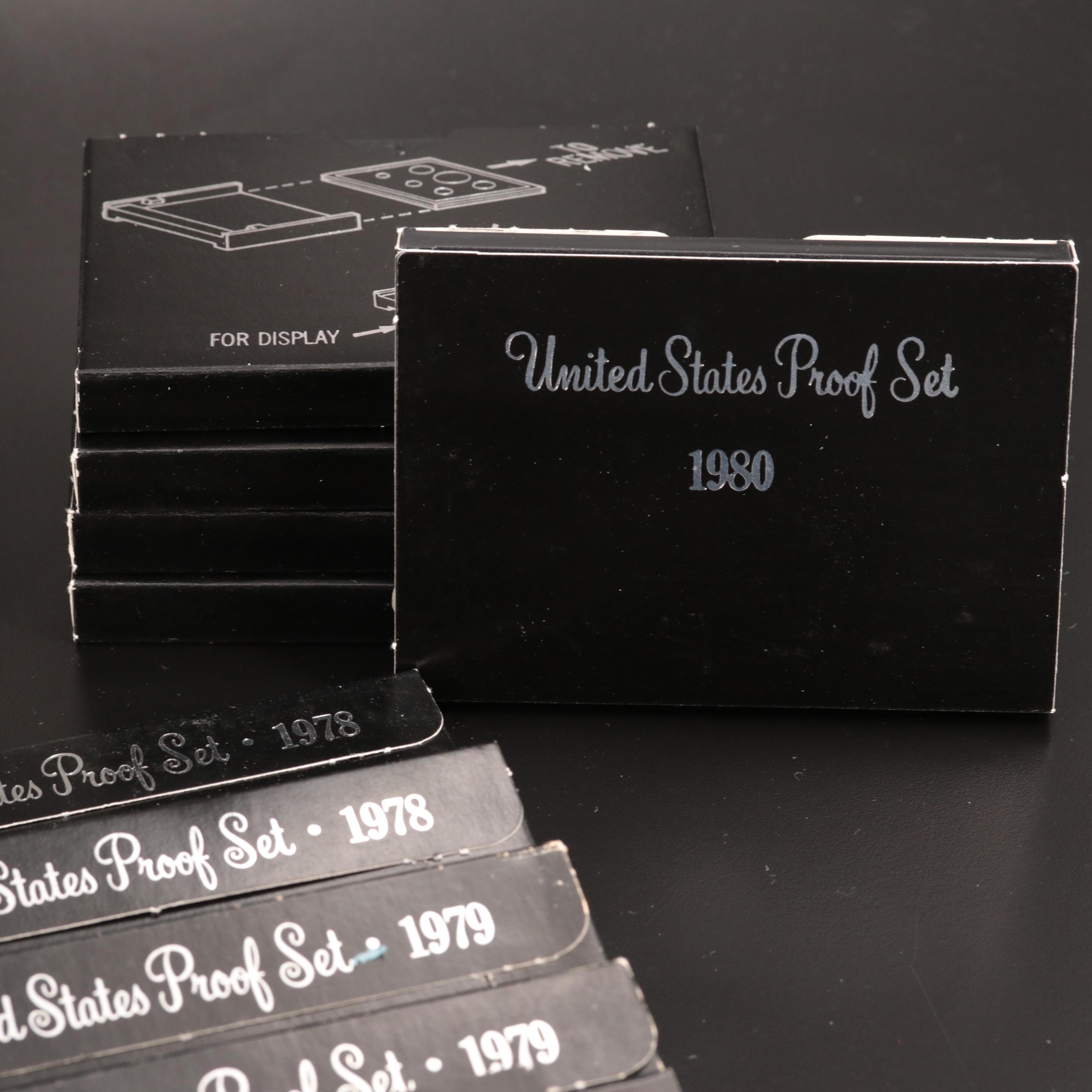 Eighteen U.S. Mint Proof Sets