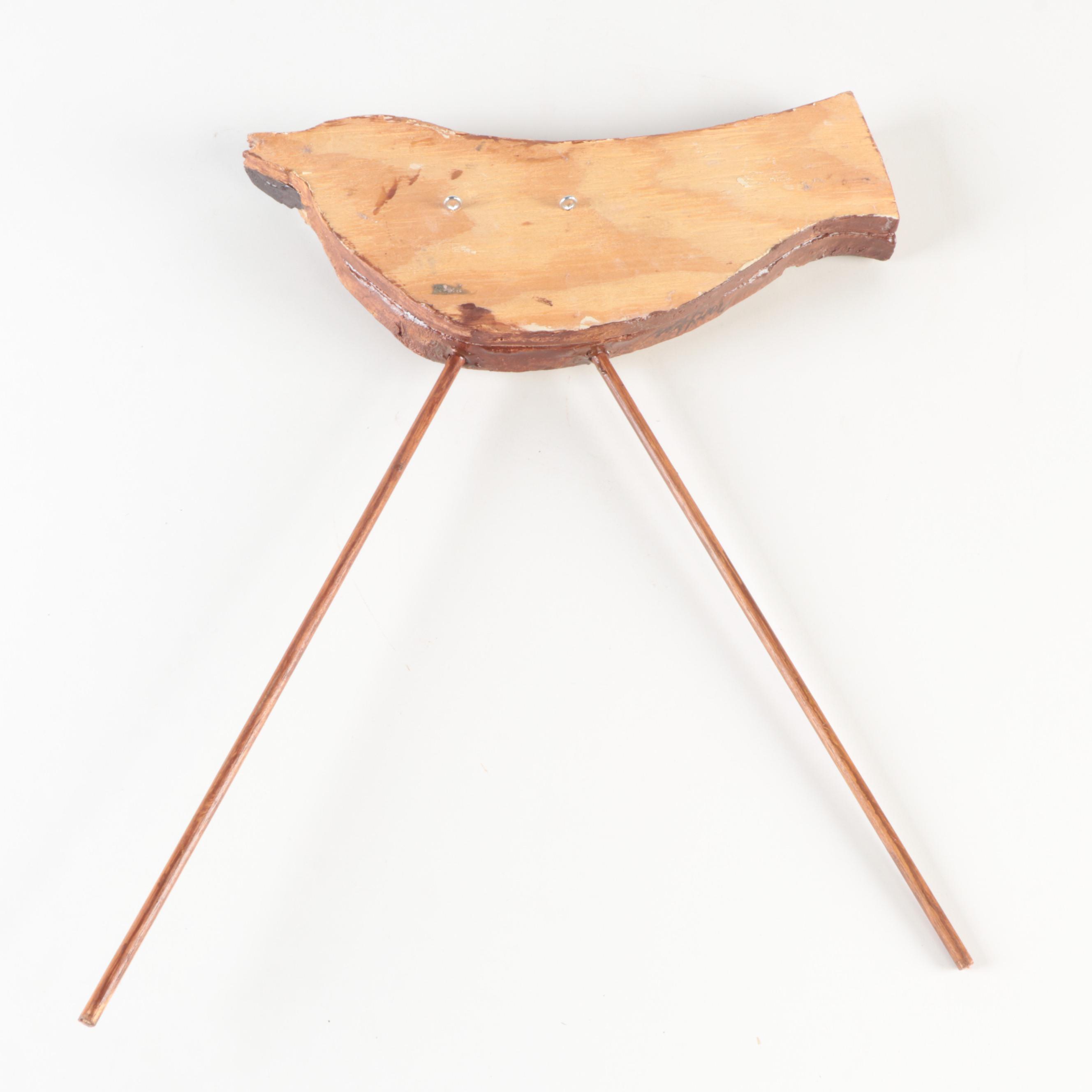 Studio Pottery Hand Built Stoneware Bird Figurines