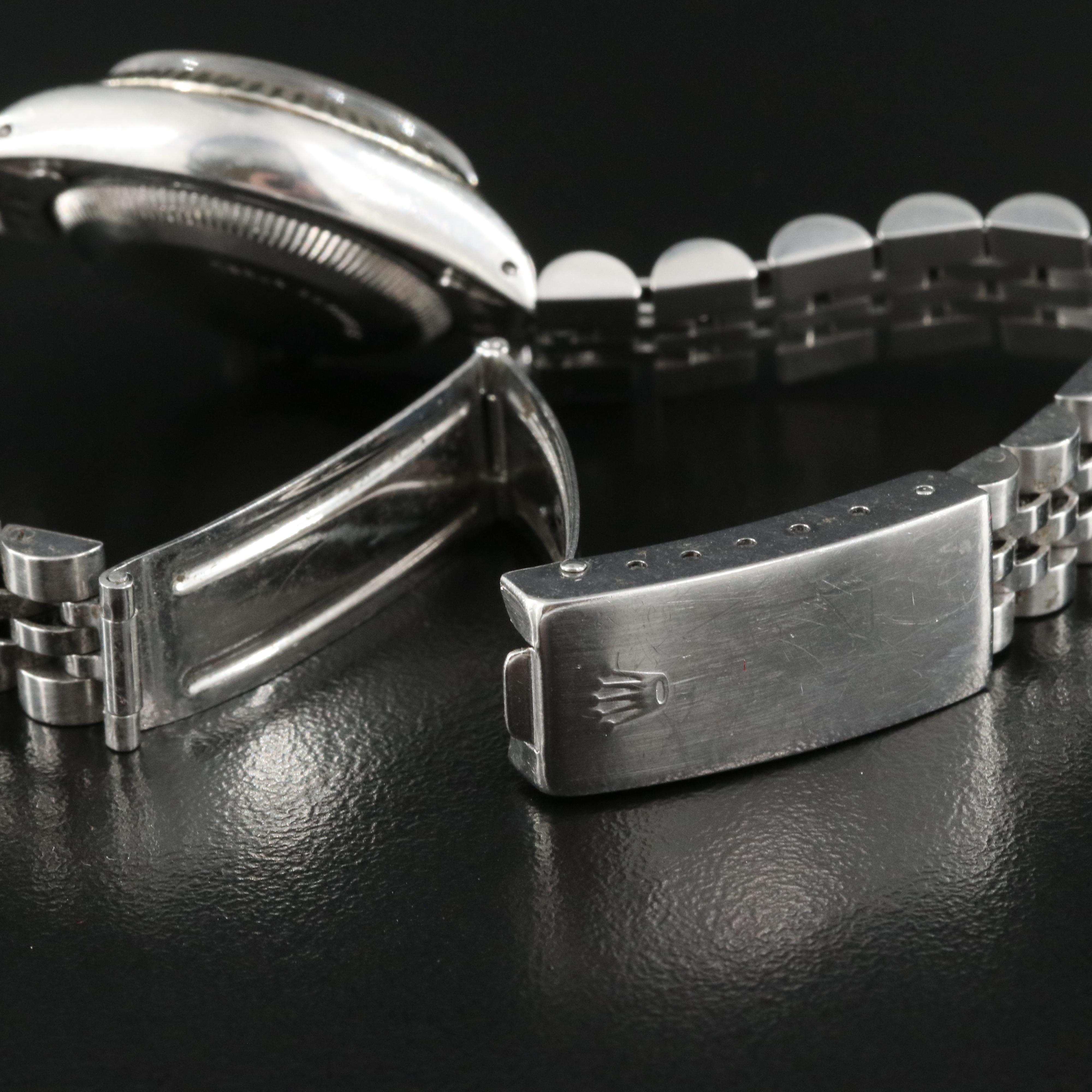 1980 Diamond Dial Rolex Oyster Perpetual Datejust Watch