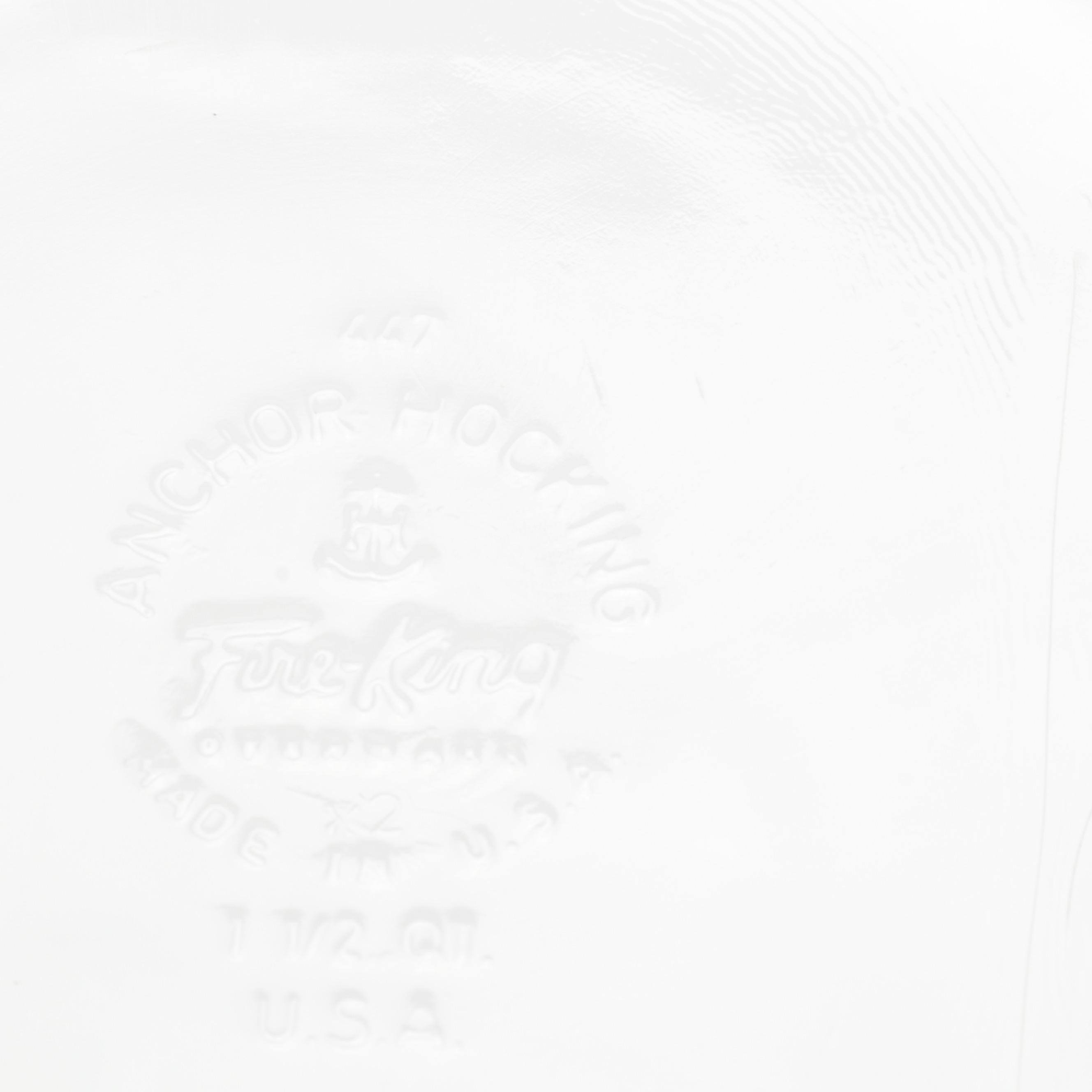 Hazel-Atlas "Florentine" Pink Depression Glass Bowls with Other Tableware