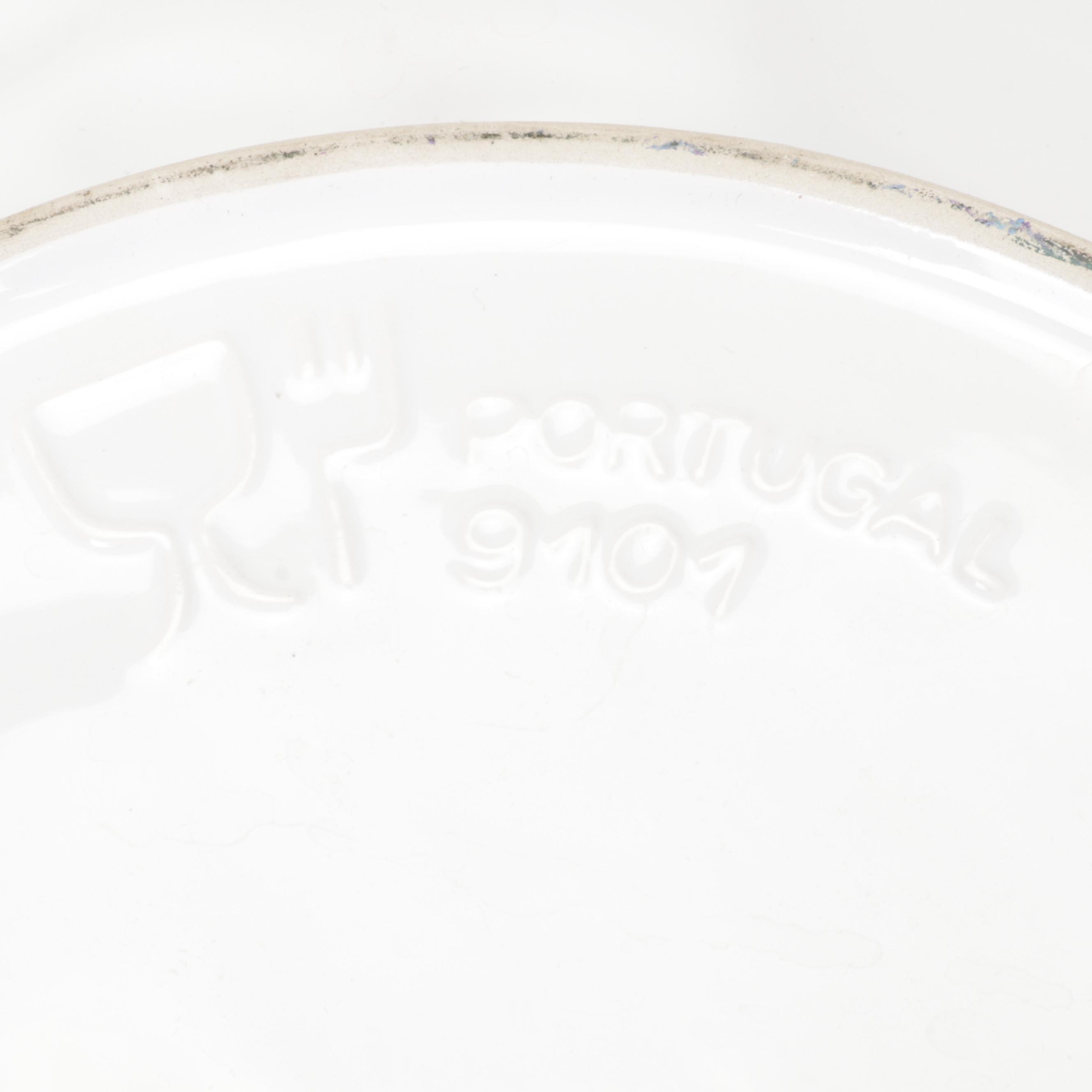 Hazel-Atlas "Florentine" Pink Depression Glass Bowls with Other Tableware