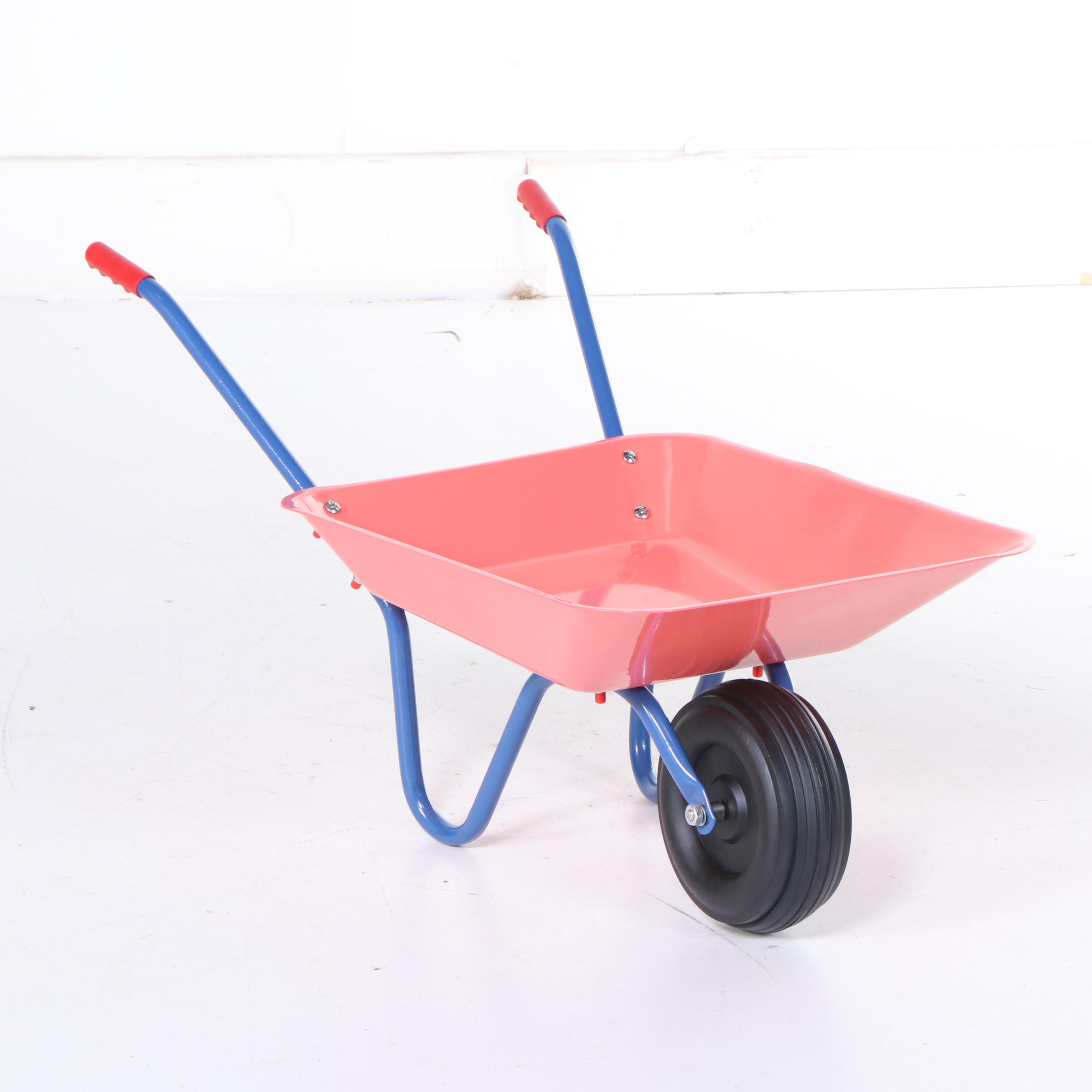 Sun Squad Metal Children's Toy Wheelbarrow