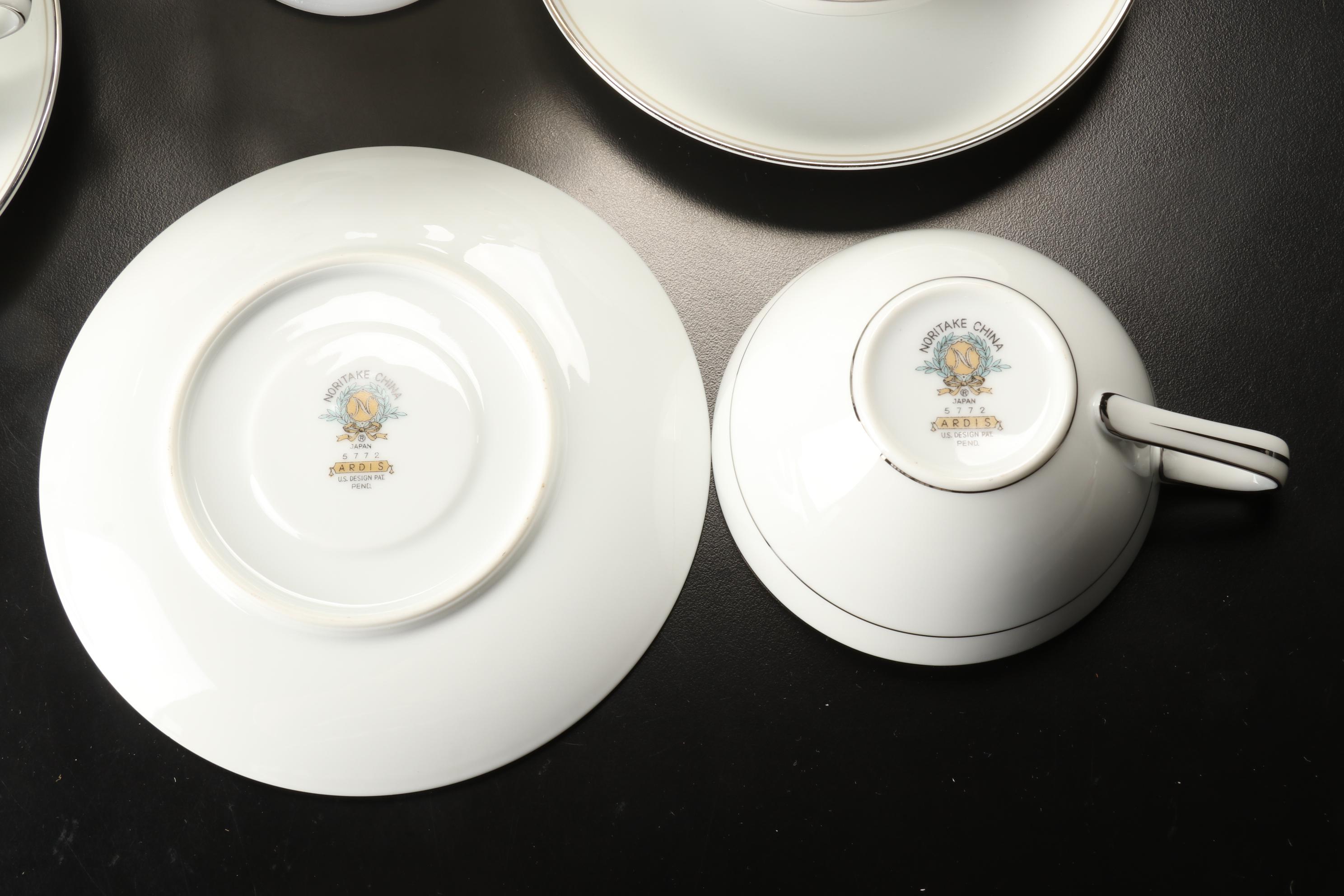 Noritake "Ardis" Dinnerware, Milk Glass Hobnail Bowls, More Table Accessories