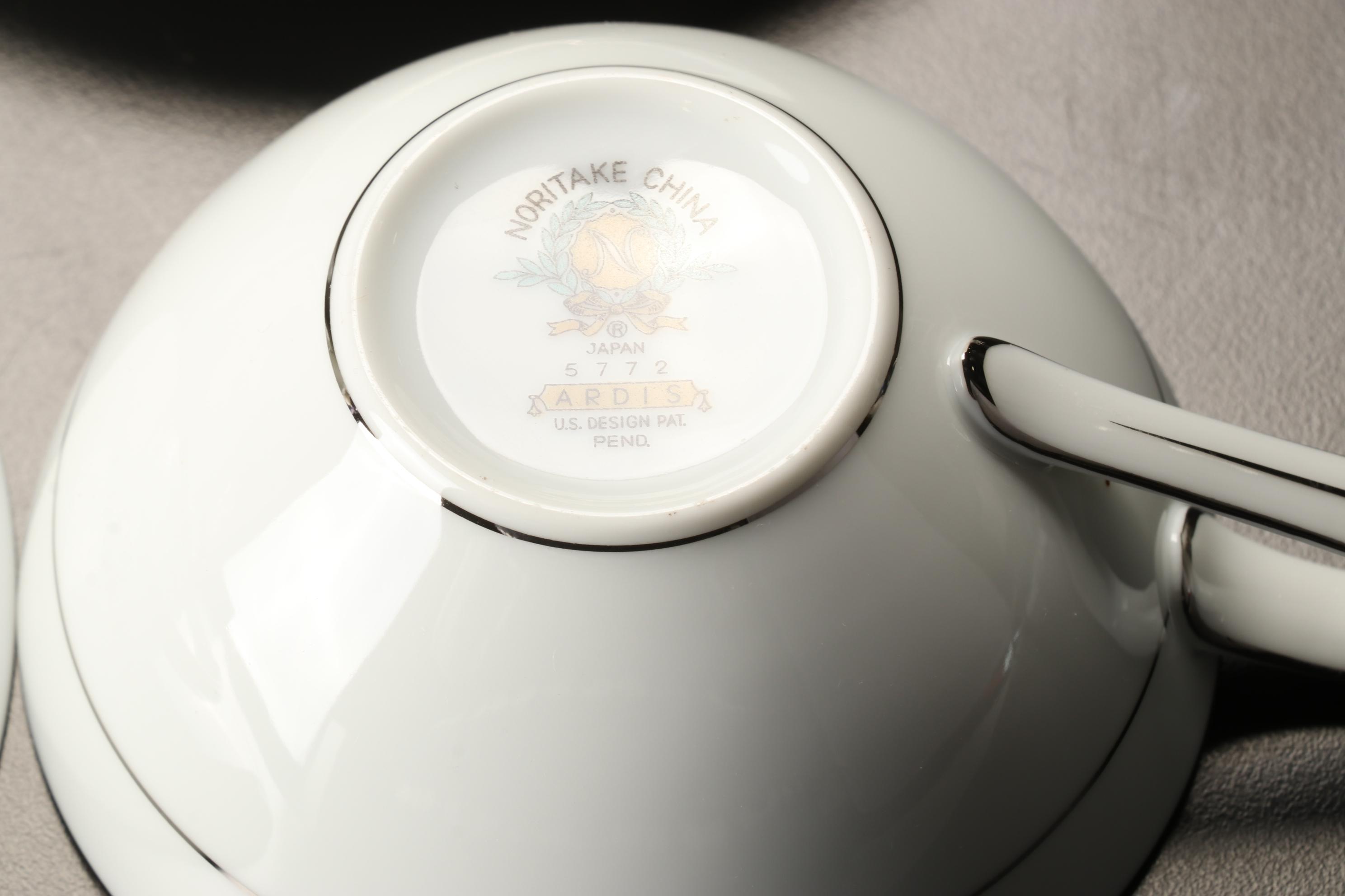 Noritake "Ardis" Dinnerware, Milk Glass Hobnail Bowls, More Table Accessories