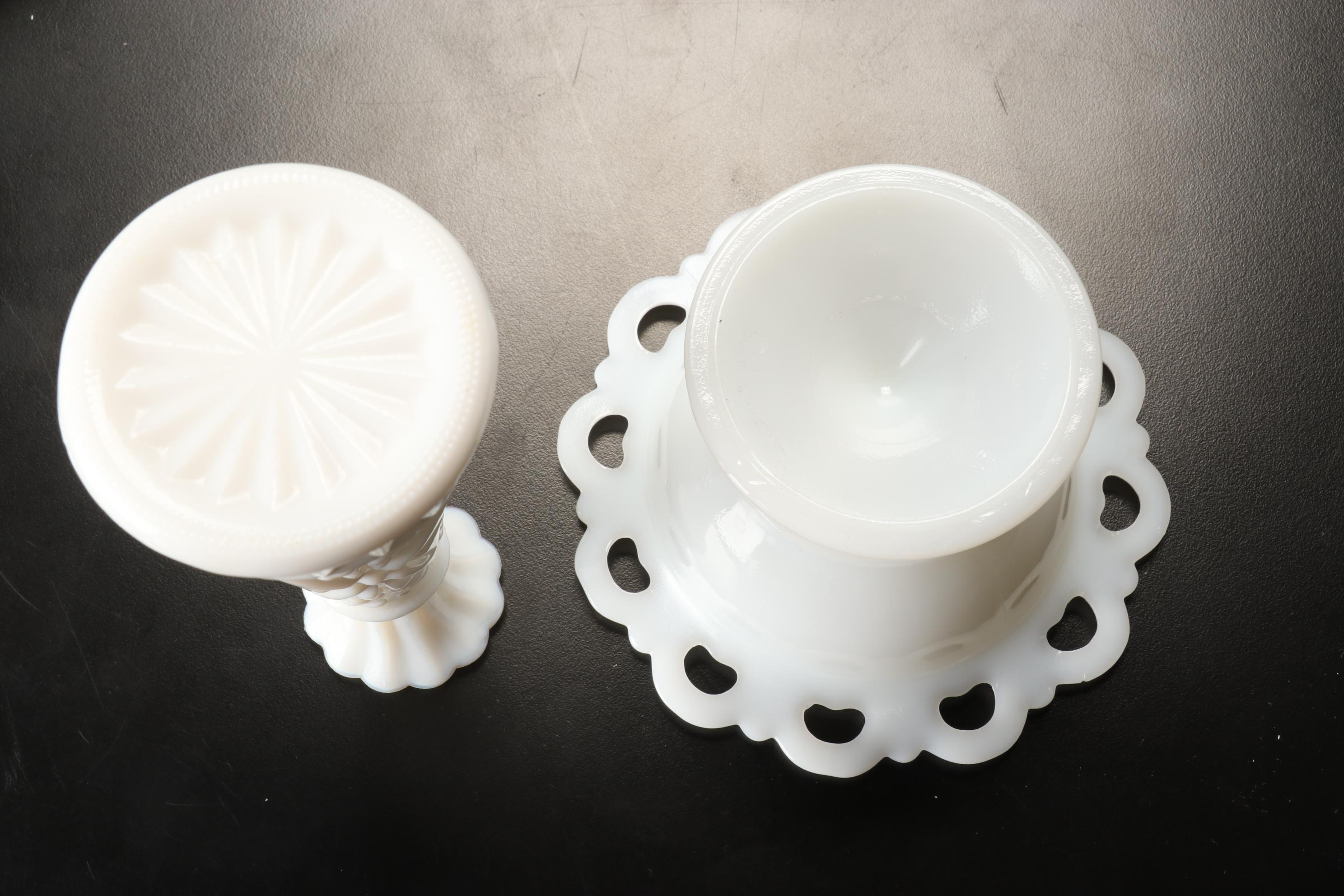 Noritake "Ardis" Dinnerware, Milk Glass Hobnail Bowls, More Table Accessories