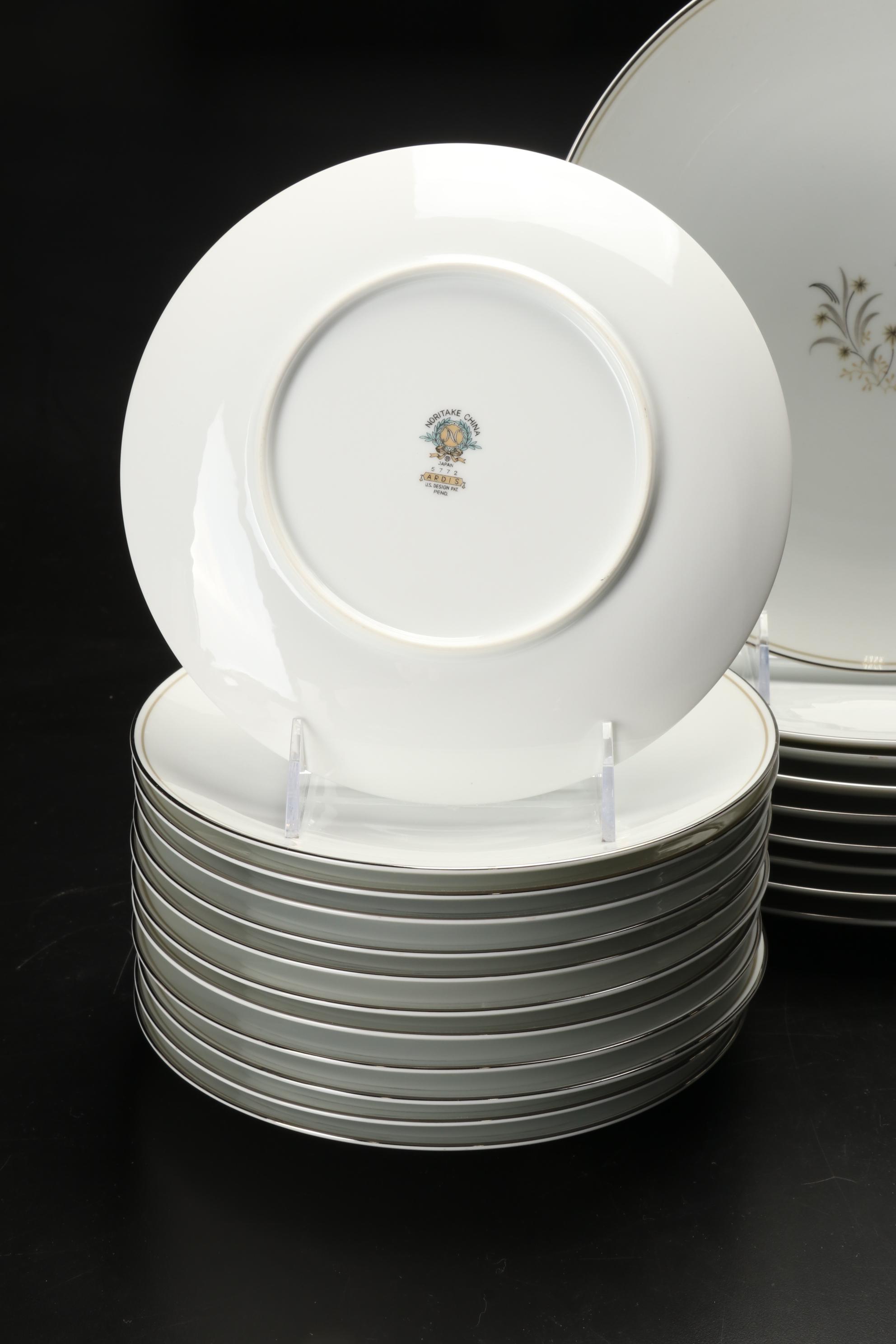 Noritake "Ardis" Dinnerware, Milk Glass Hobnail Bowls, More Table Accessories