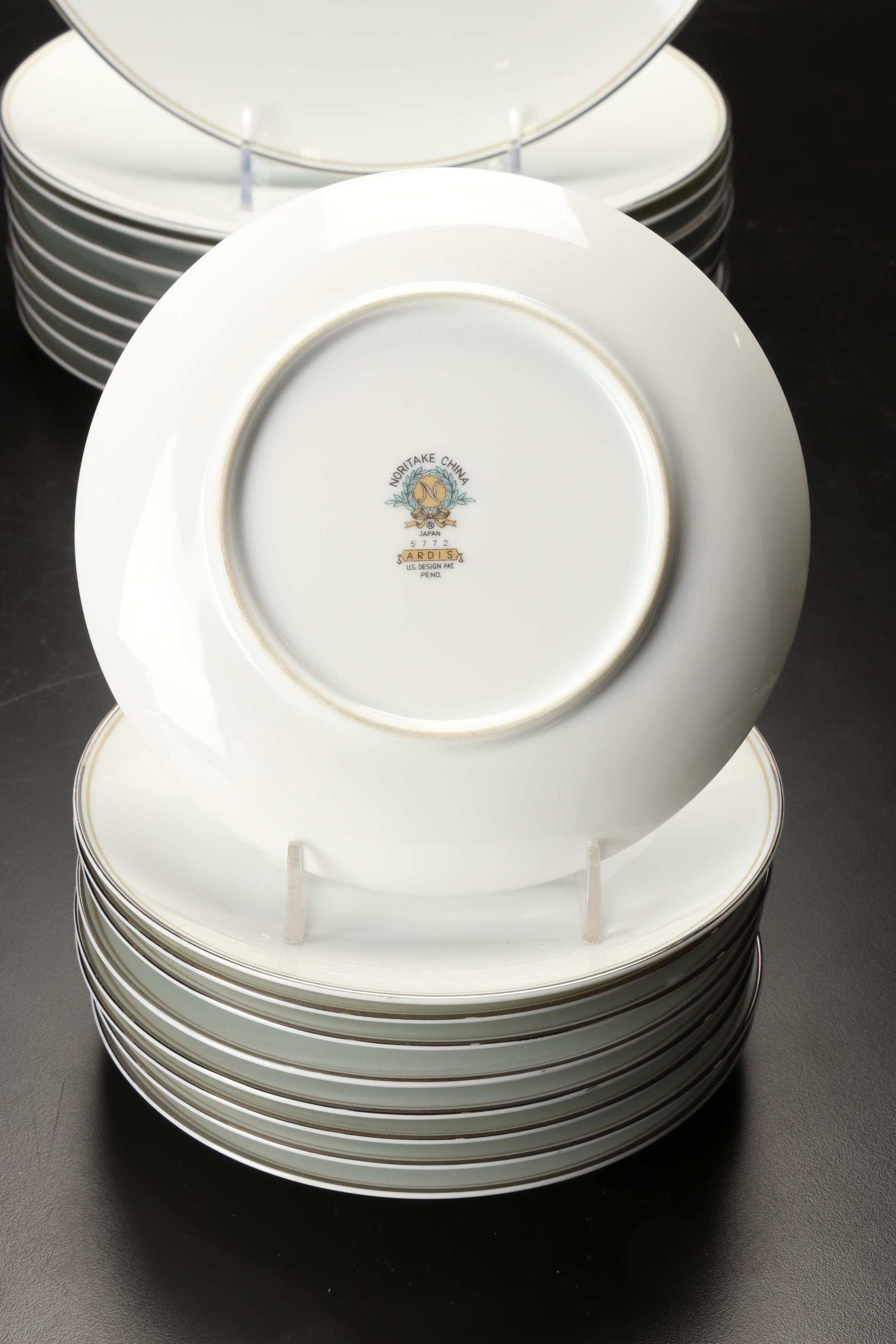 Noritake "Ardis" Dinnerware, Milk Glass Hobnail Bowls, More Table Accessories