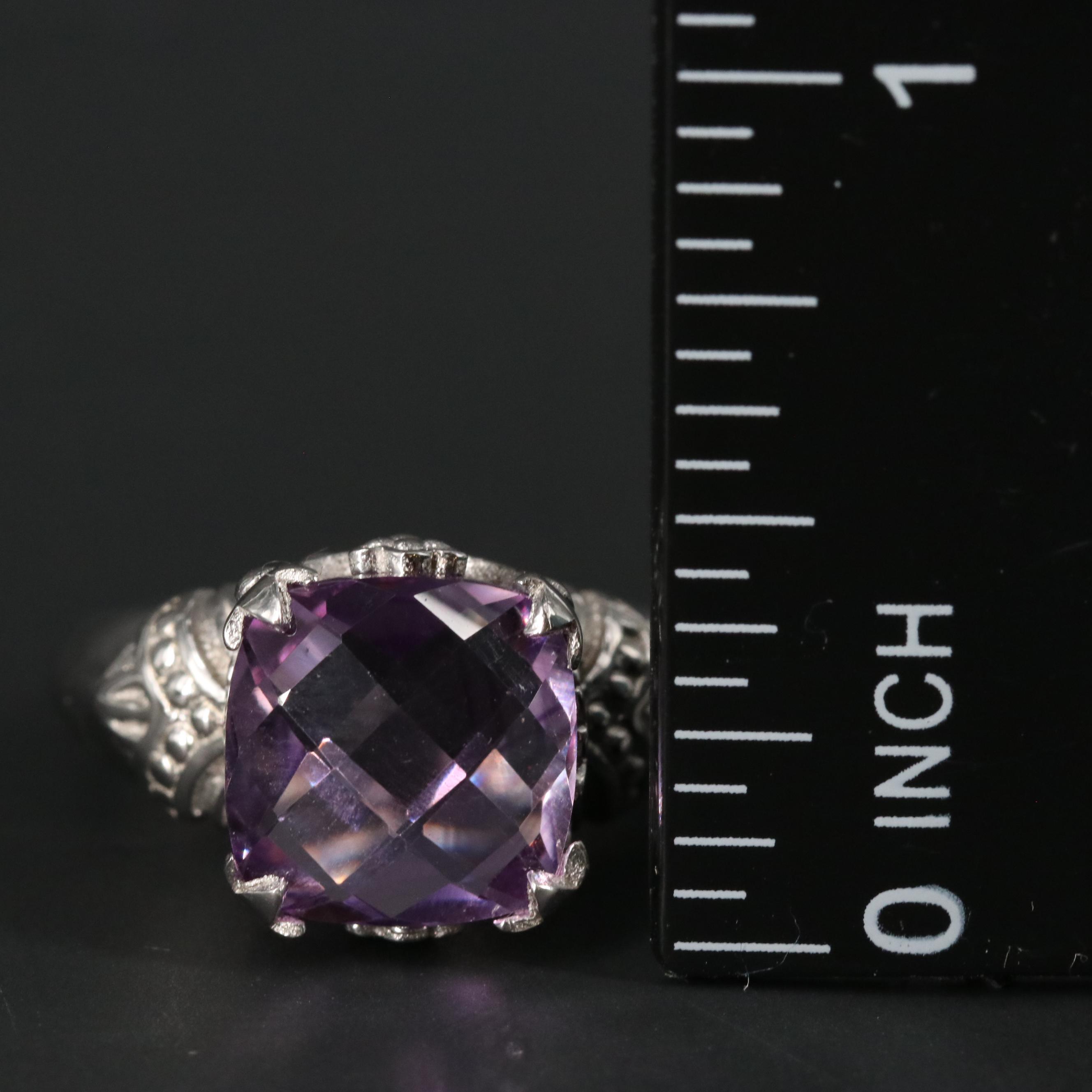 Sterling Silver Gemstone Ring