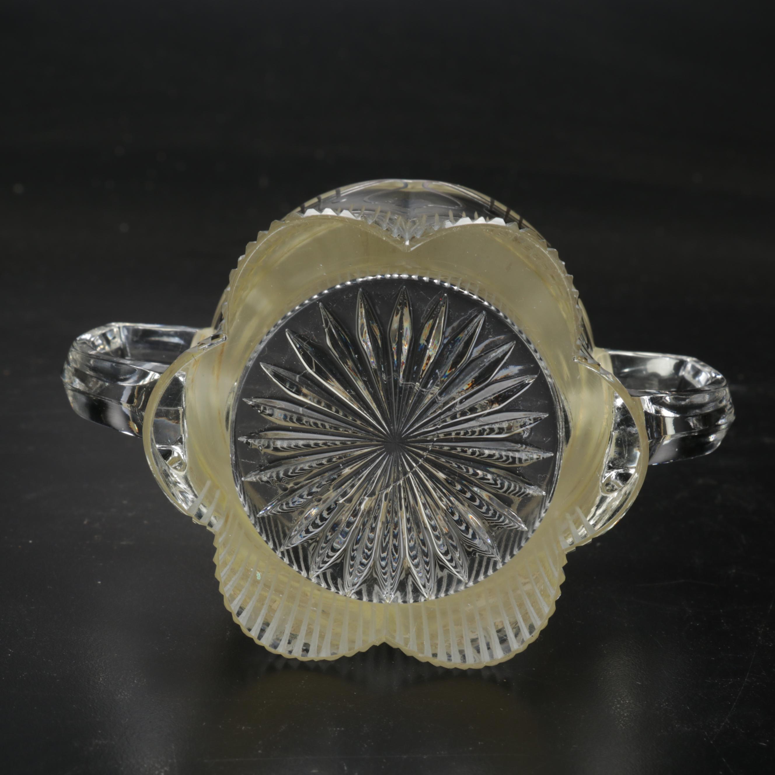 Duchin Weighted Sterling Silver Shakers with Other Silver Overlay Glass