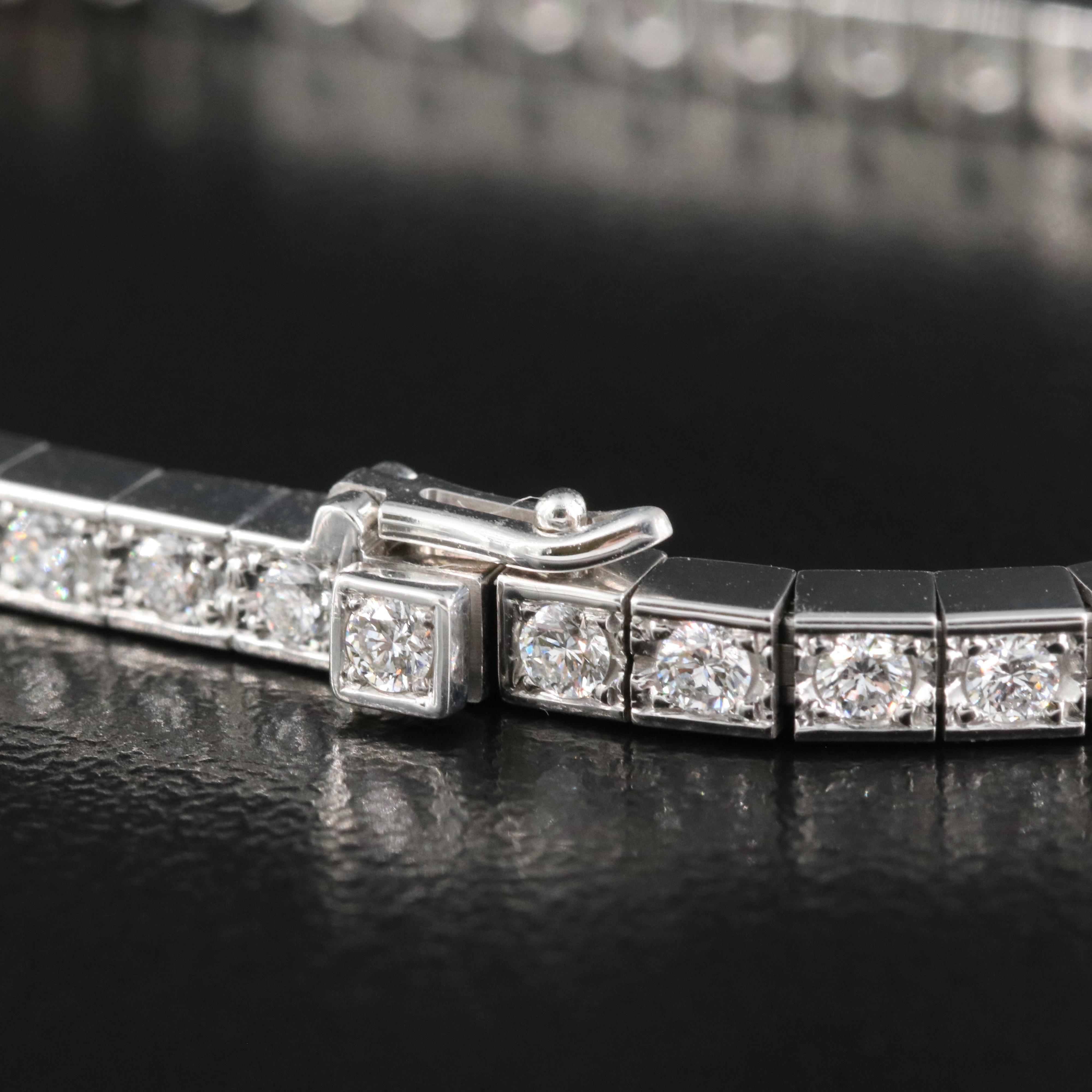Cartier 18K 1.59 CTW Diamond Line Bracelet