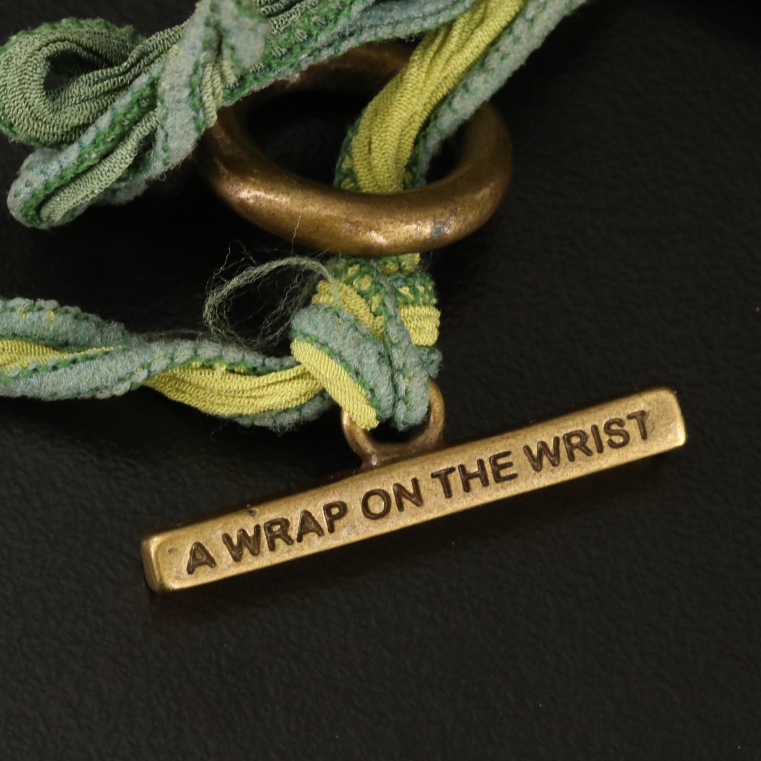 Sautoir with Tassels and Wrap Bracelets Including Druzy and Rhinestone