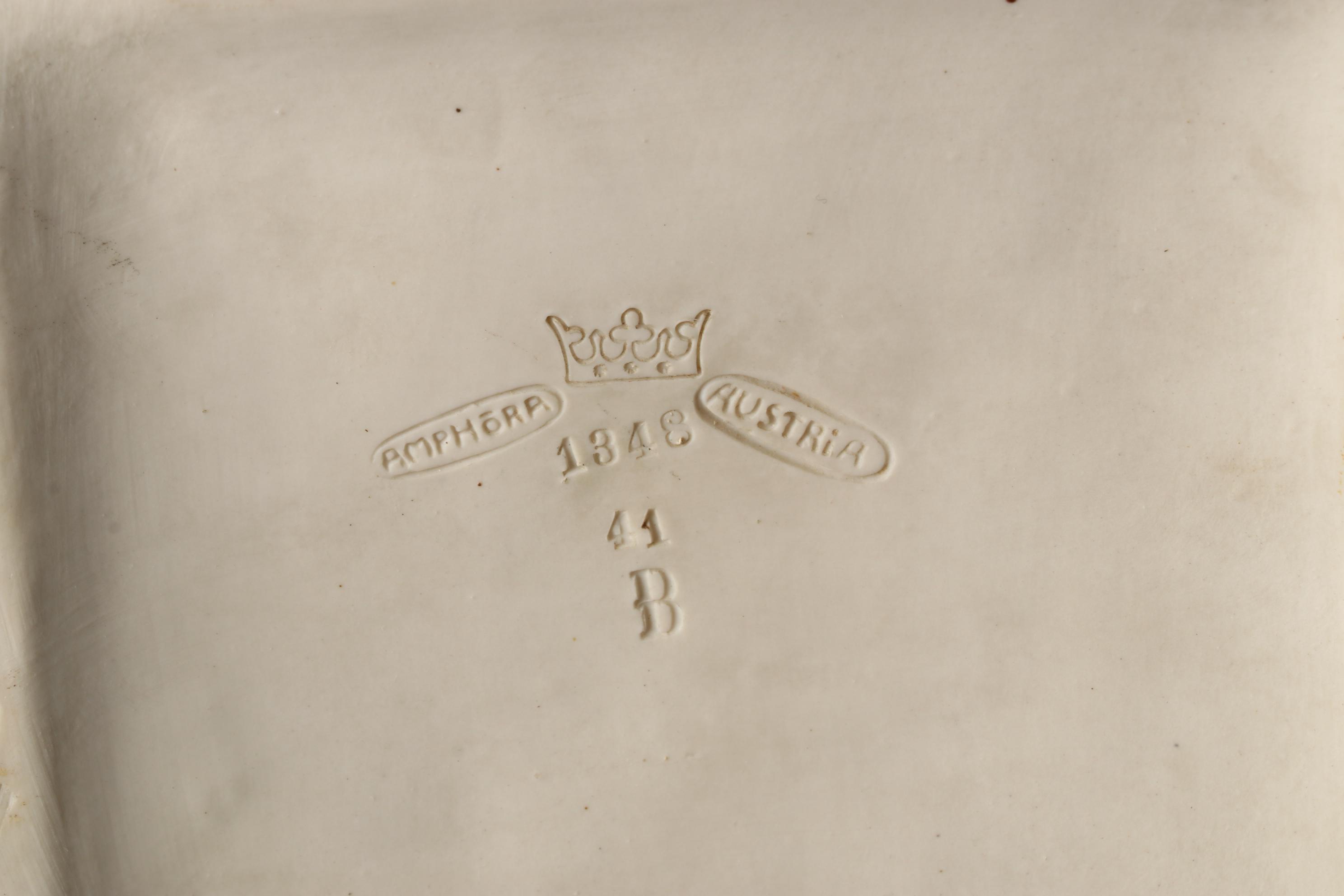 Amphora Austria Ceramic Planter, Late 19th/ Early 20th Century