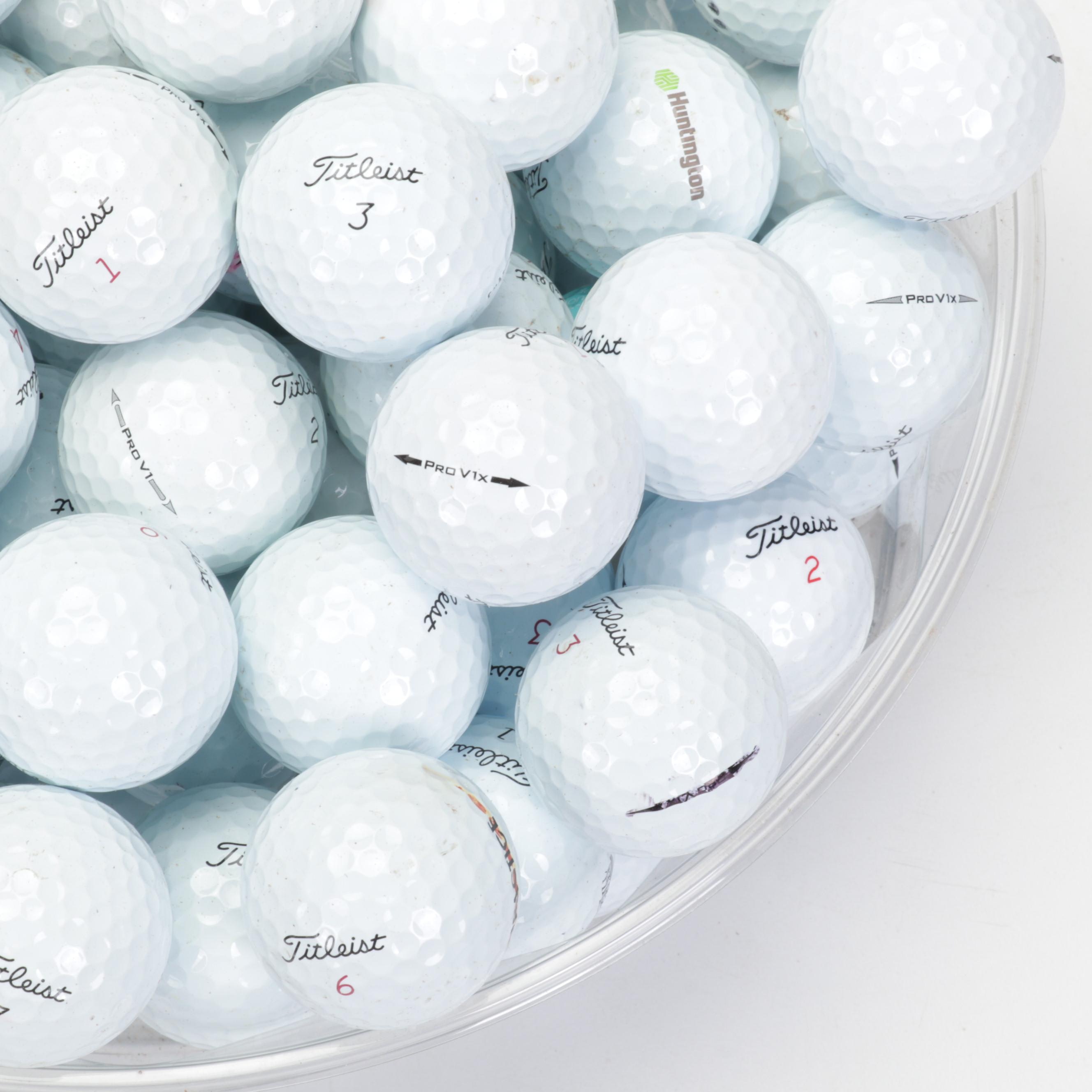 100 Titleist Pro VI Golf Balls