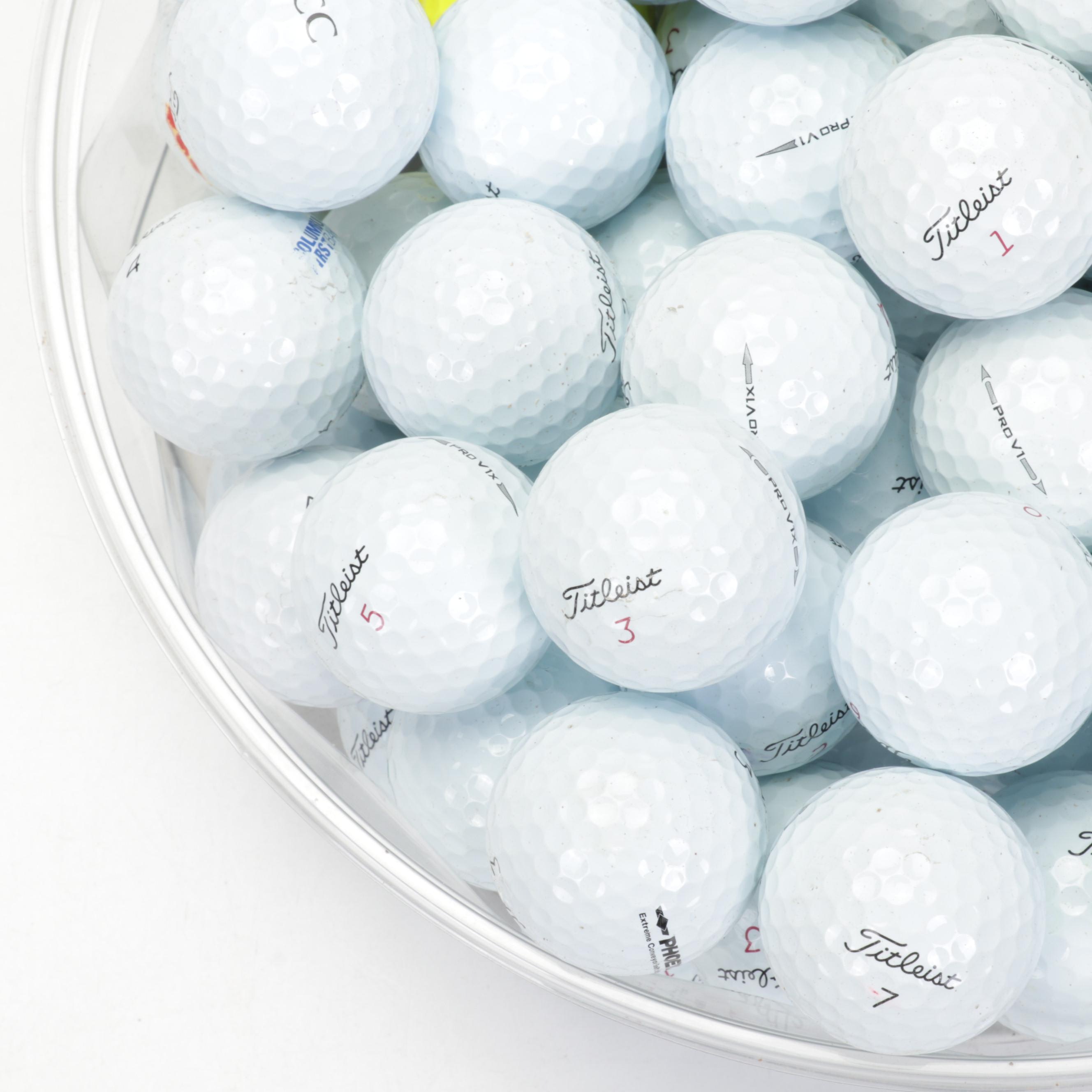 100 Titleist Pro VI Golf Balls