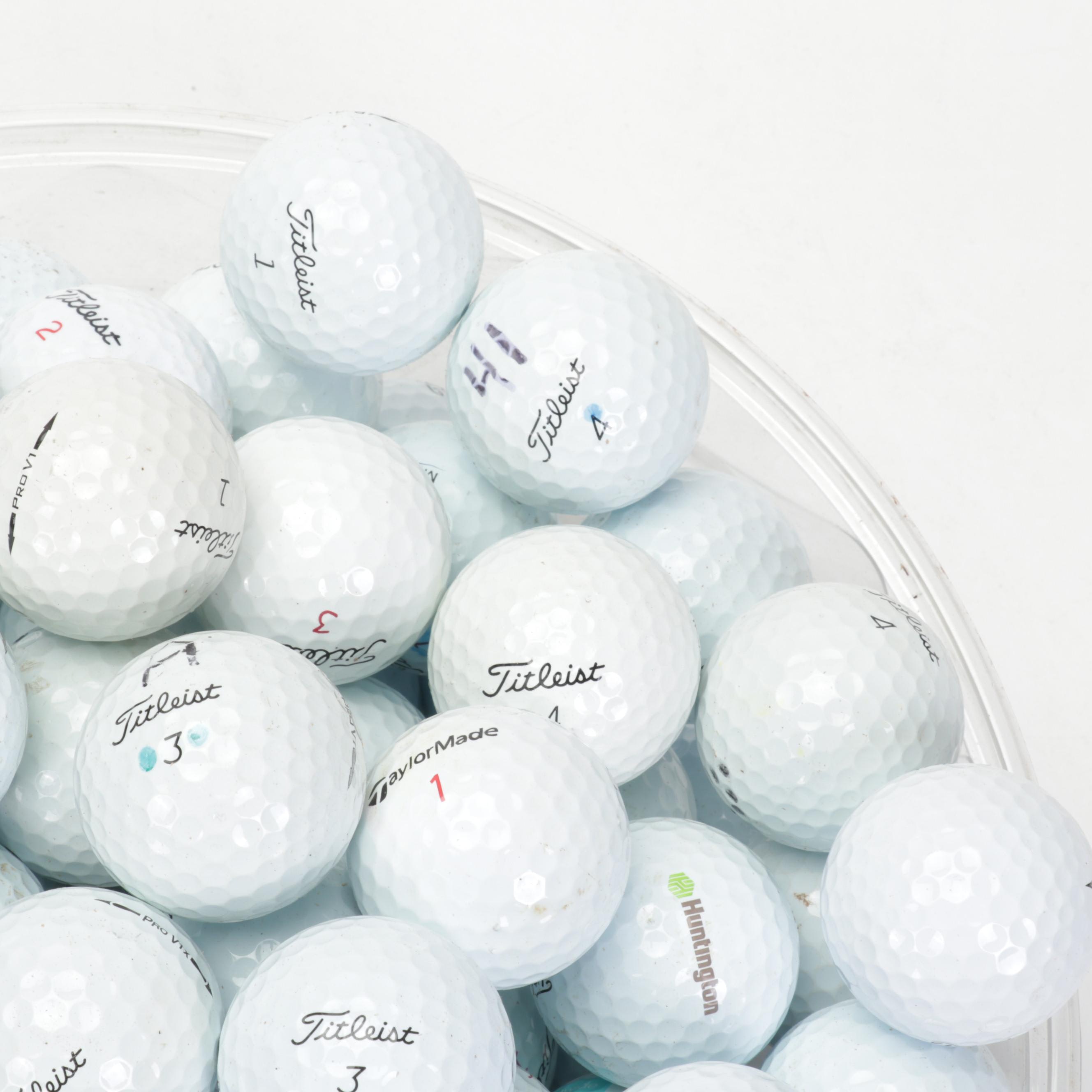100 Titleist Pro VI Golf Balls