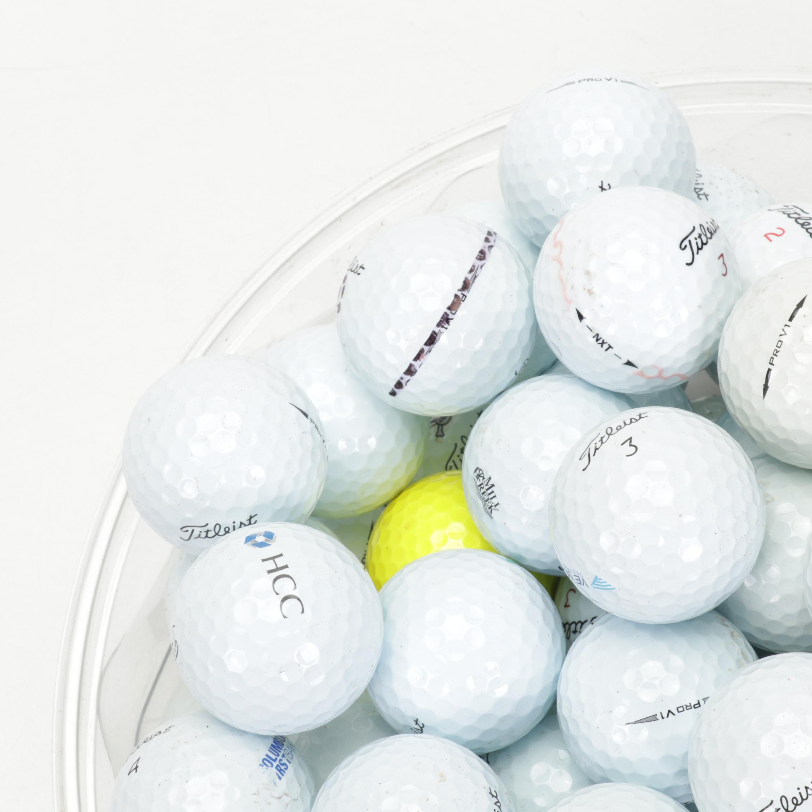 100 Titleist Pro VI Golf Balls