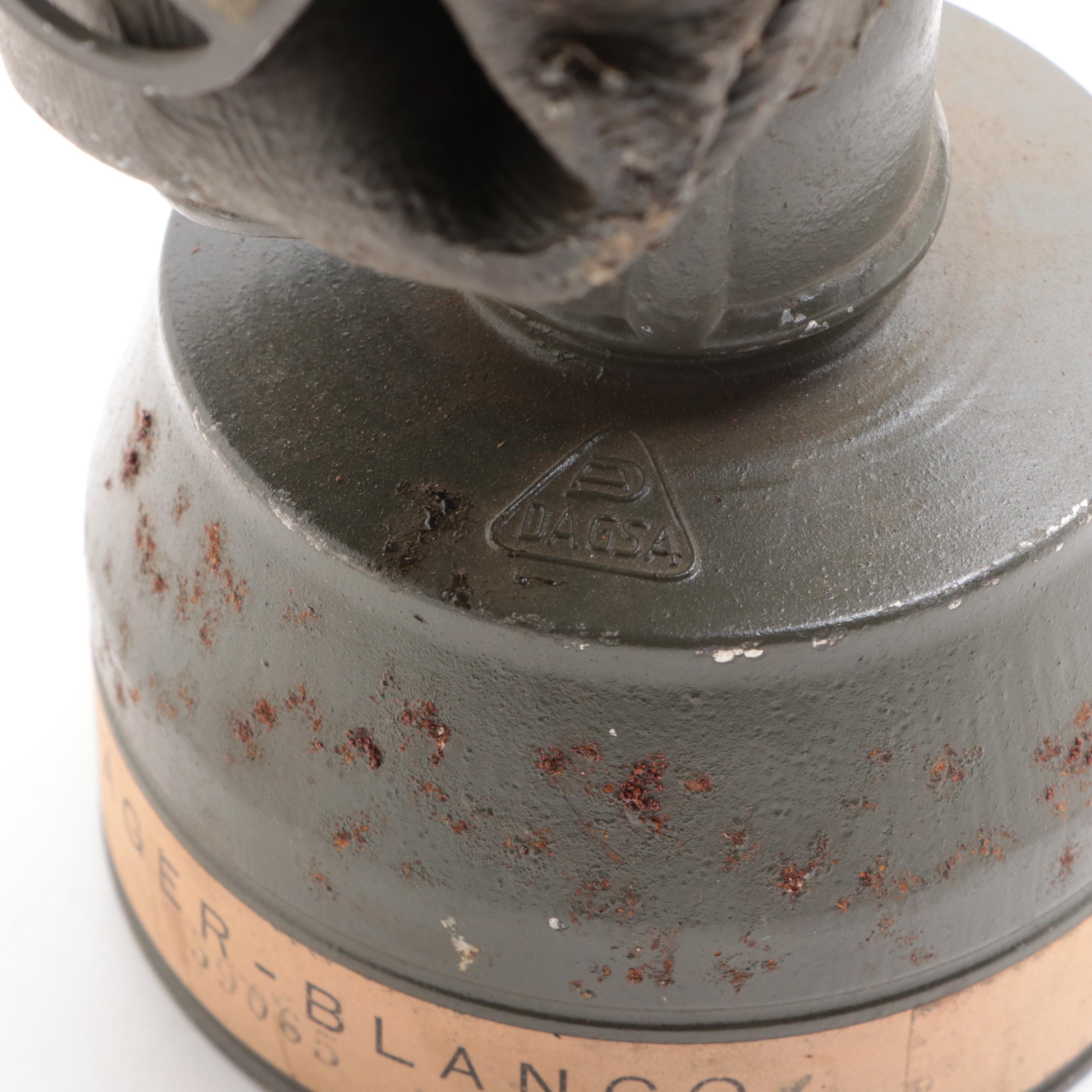 DAGSA Spanish Civil War Gas Mask with Canister, Early to Mid-20th Century
