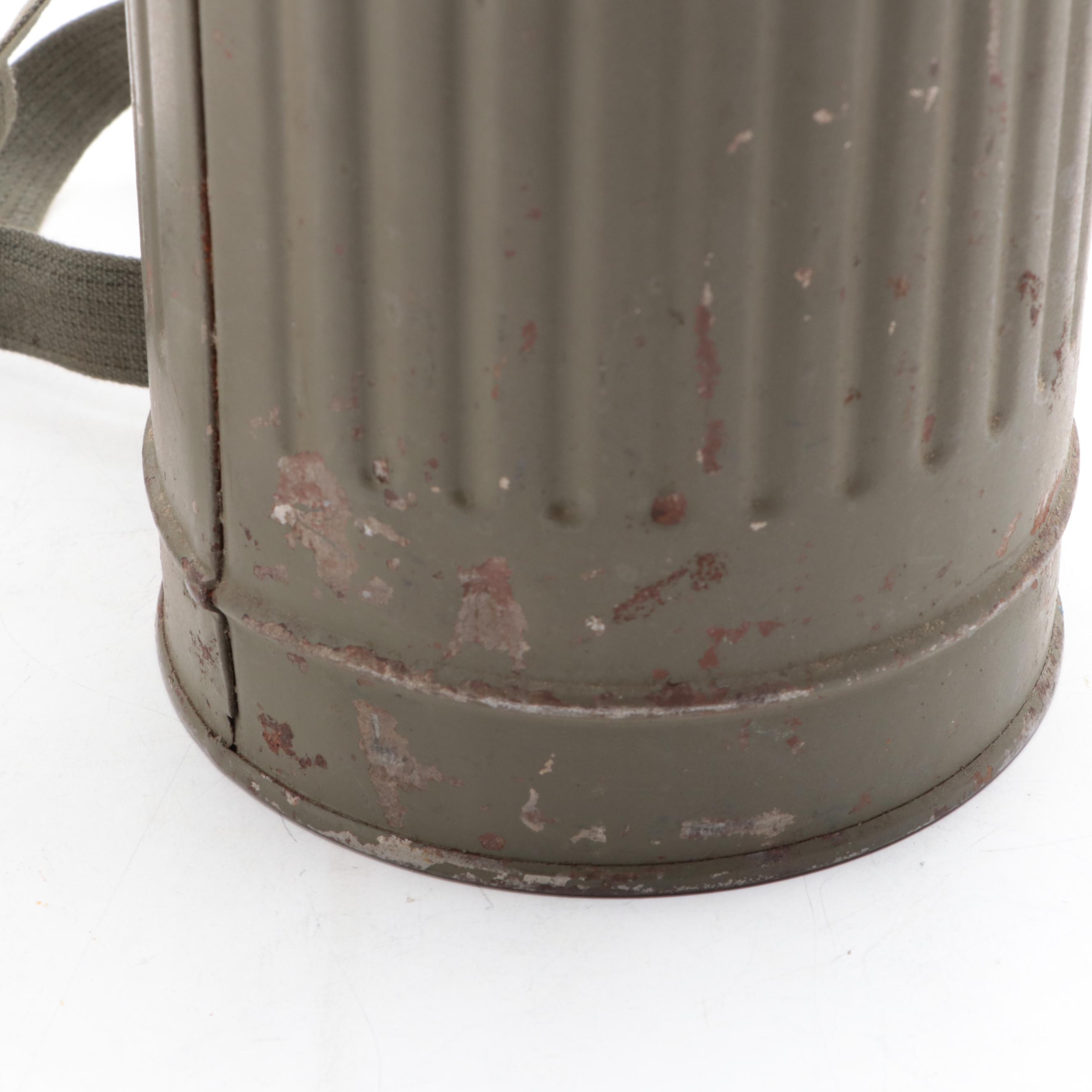 DAGSA Spanish Civil War Gas Mask with Canister, Early to Mid-20th Century