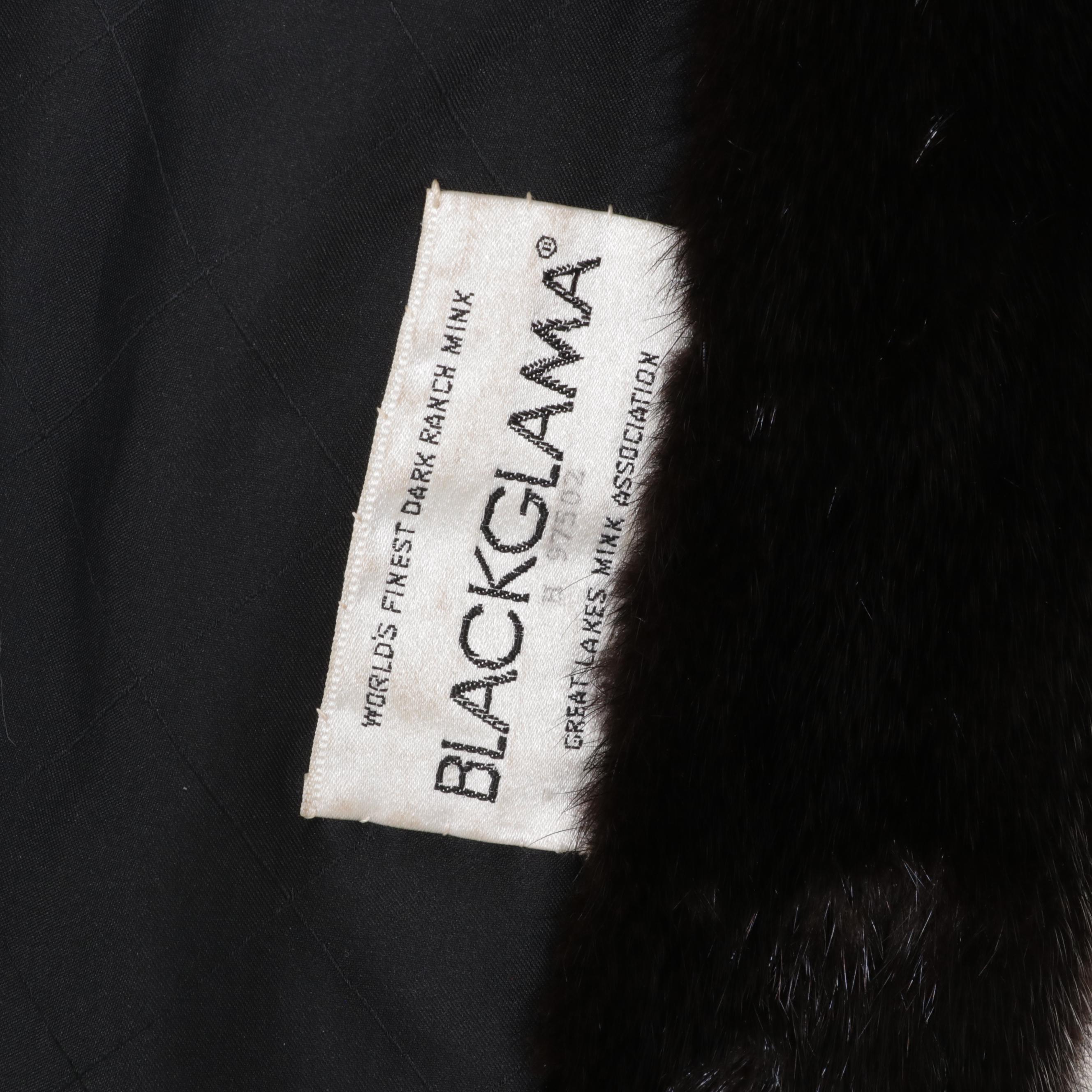 Anne Klein Mahogany Mink Fur Coat