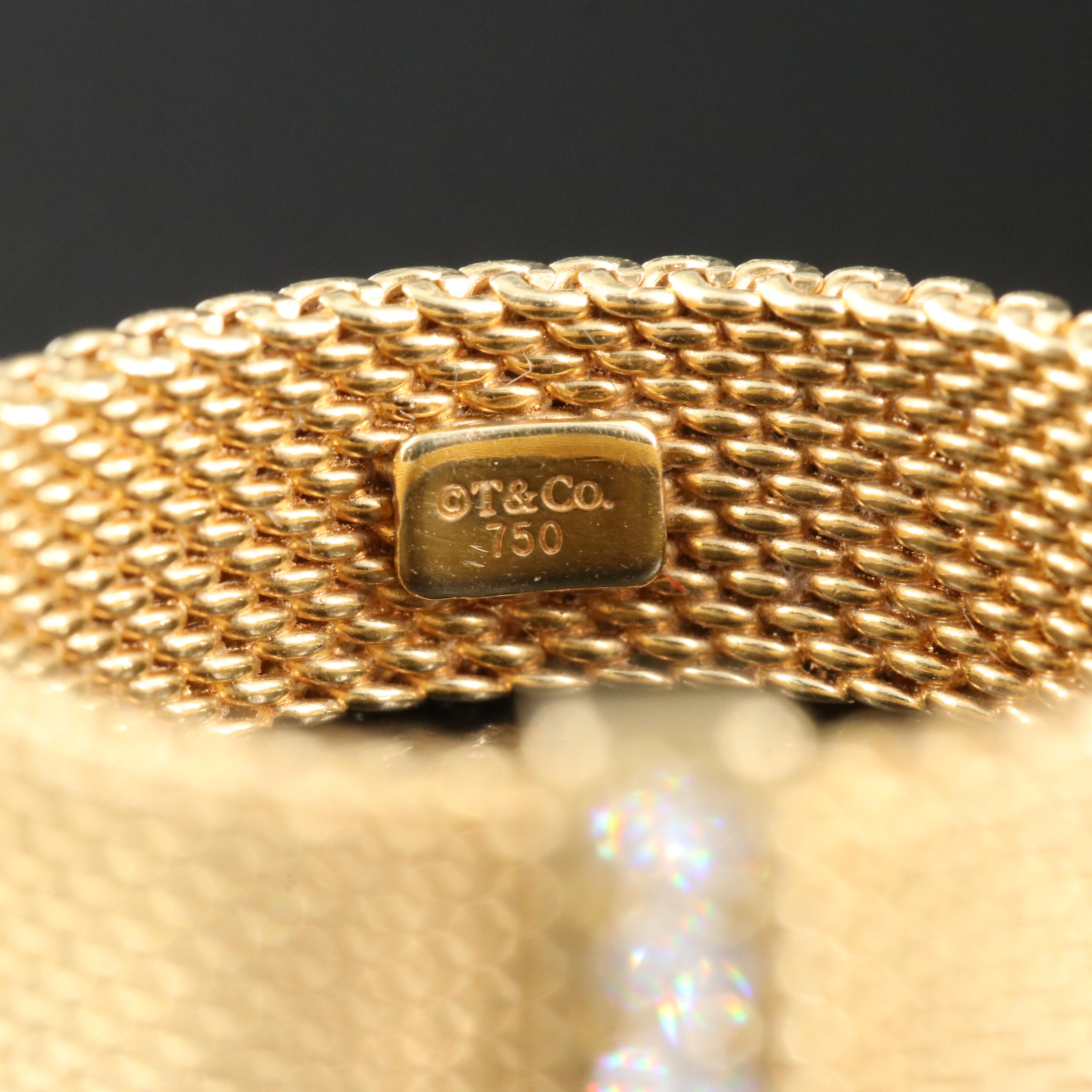 Tiffany & Co. "Somerset" 18K 0.06 CTW Diamond Ring