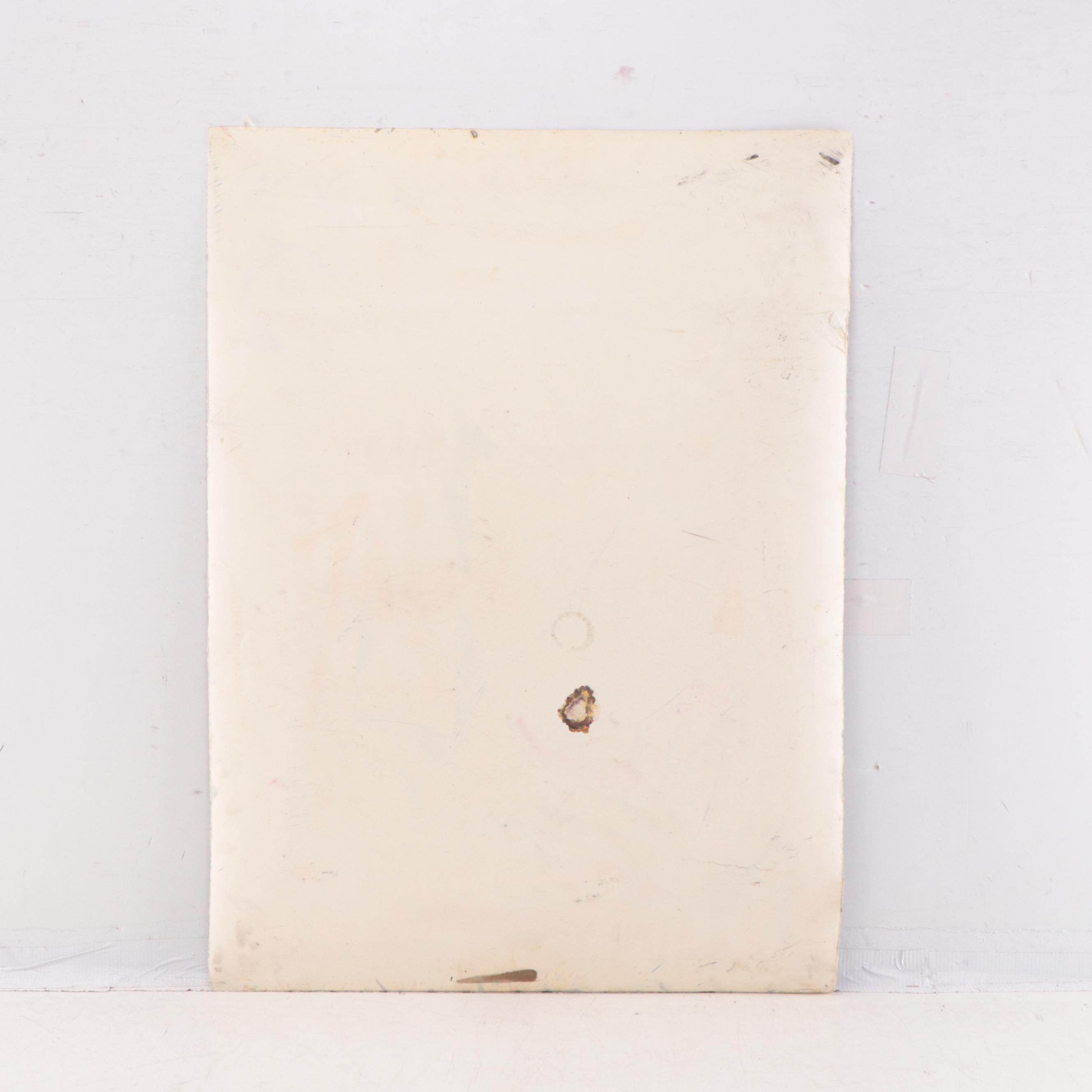 Harry Hilson Abstract Acrylic Painting, Circa 1980