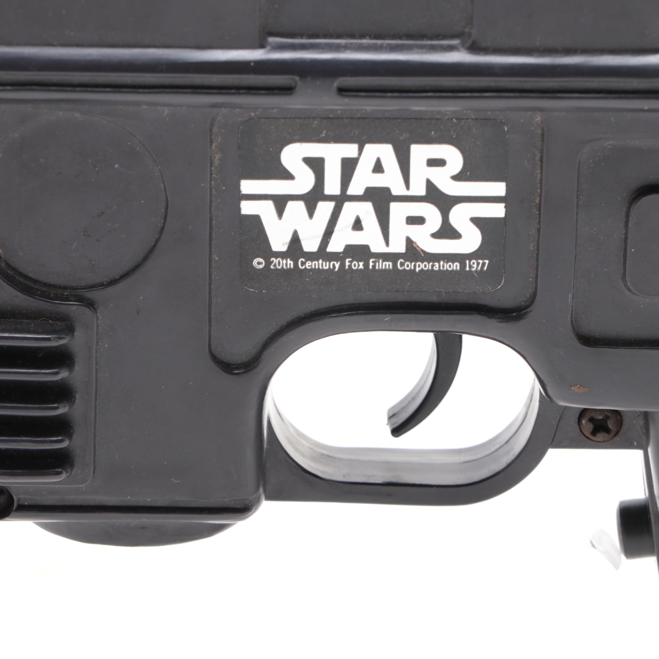 Topps Star Wars Trading Cards, Toy Gun and 3-CPO Figurine, Mid to Late 20th C.