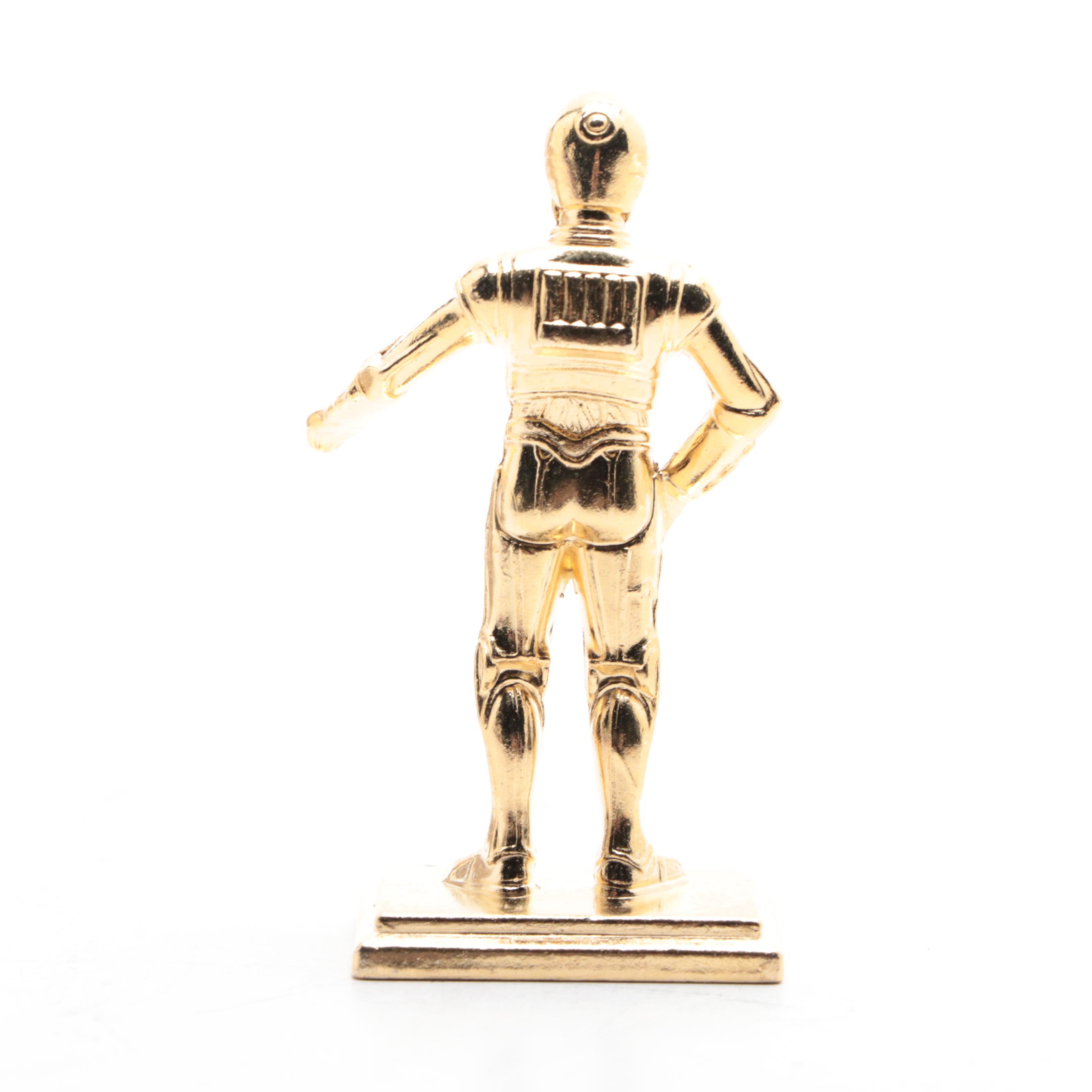 Topps Star Wars Trading Cards, Toy Gun and 3-CPO Figurine, Mid to Late 20th C.