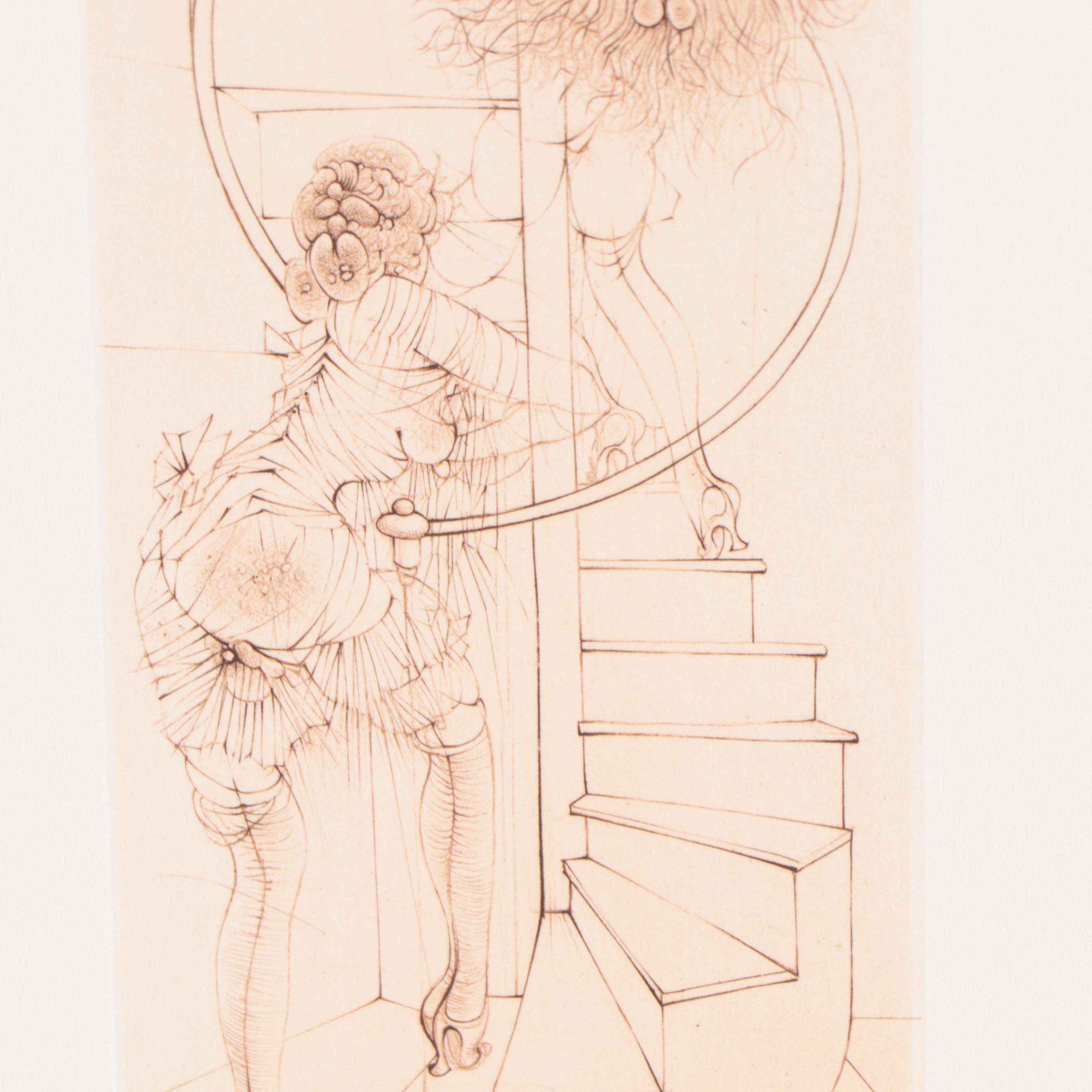Hans Bellmer Etching from "Madame Edwarda," Circa 1965
