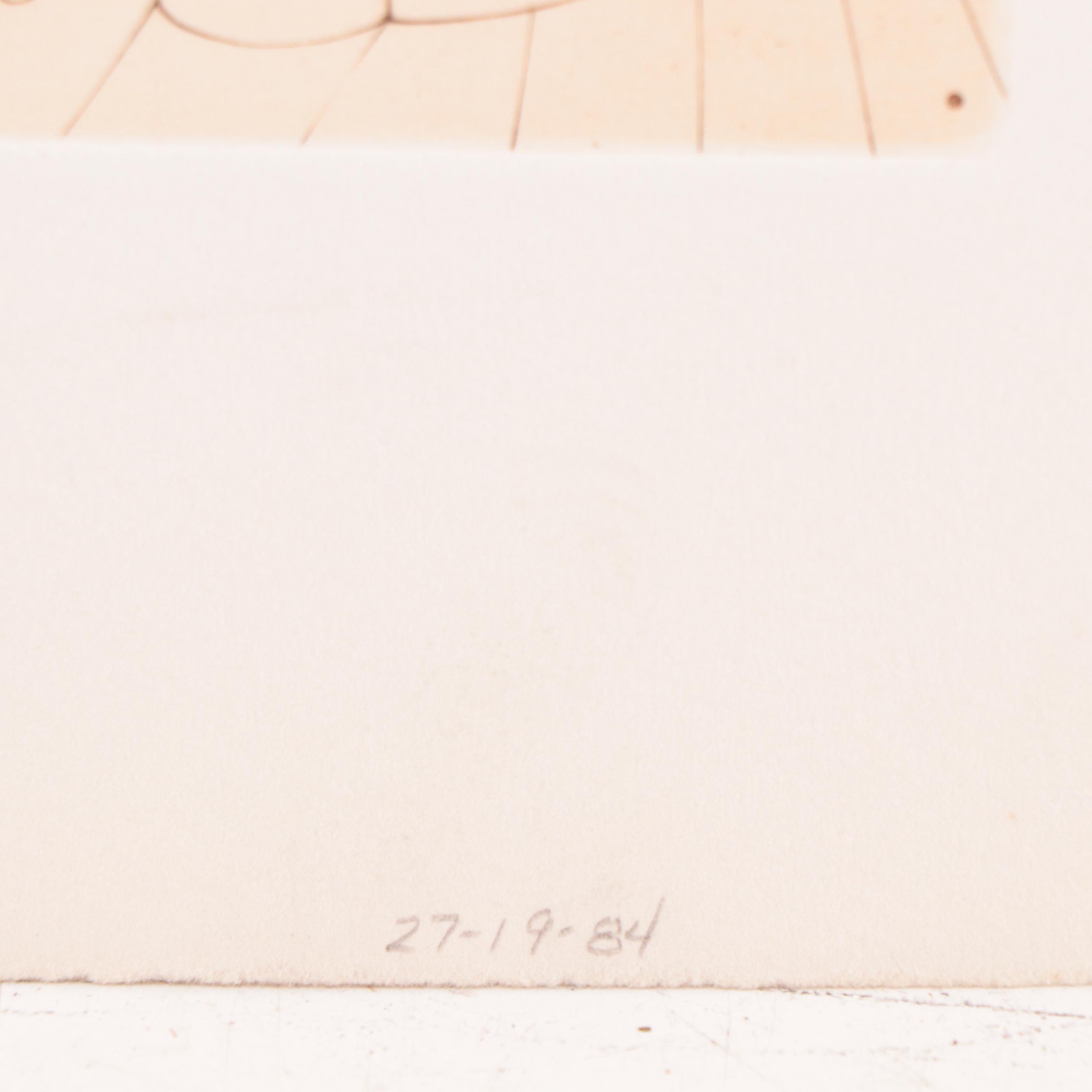 Hans Bellmer Etching from "Madame Edwarda," Circa 1965