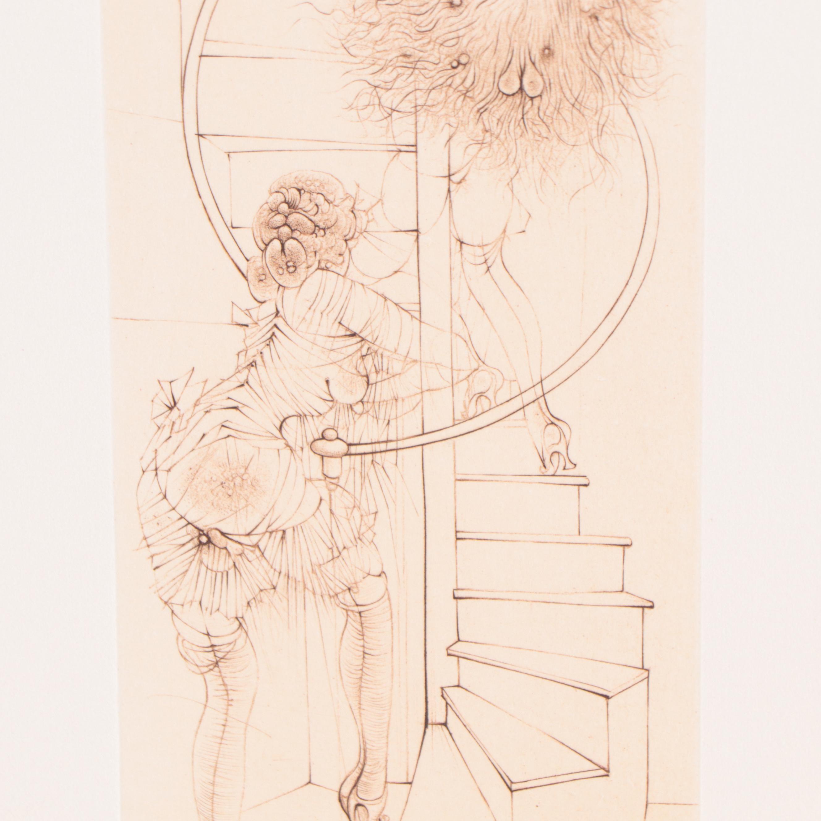 Hans Bellmer Etching from "Madame Edwarda," Circa 1965