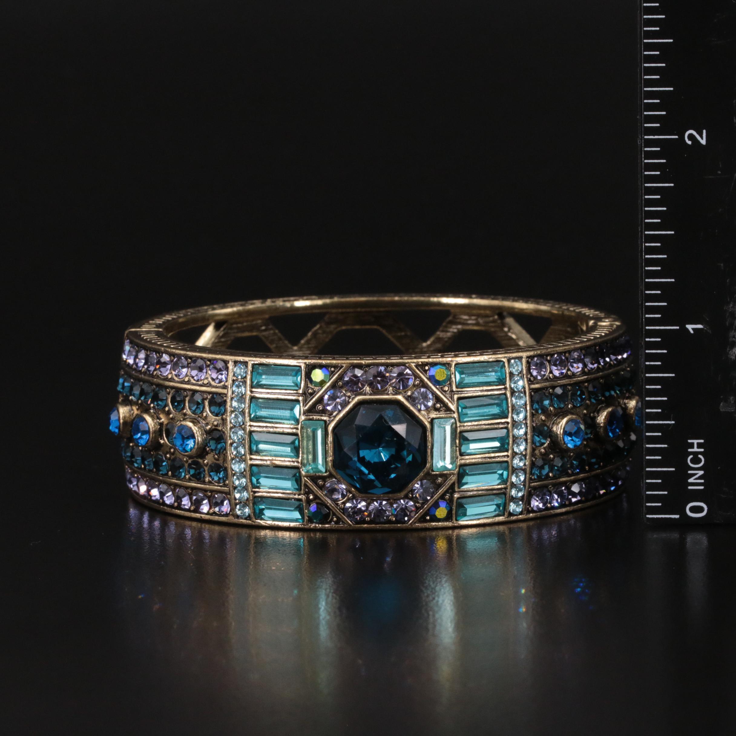 Heidi Daus Faux Pearl, Rhinestone, and Glass Bracelet Collection