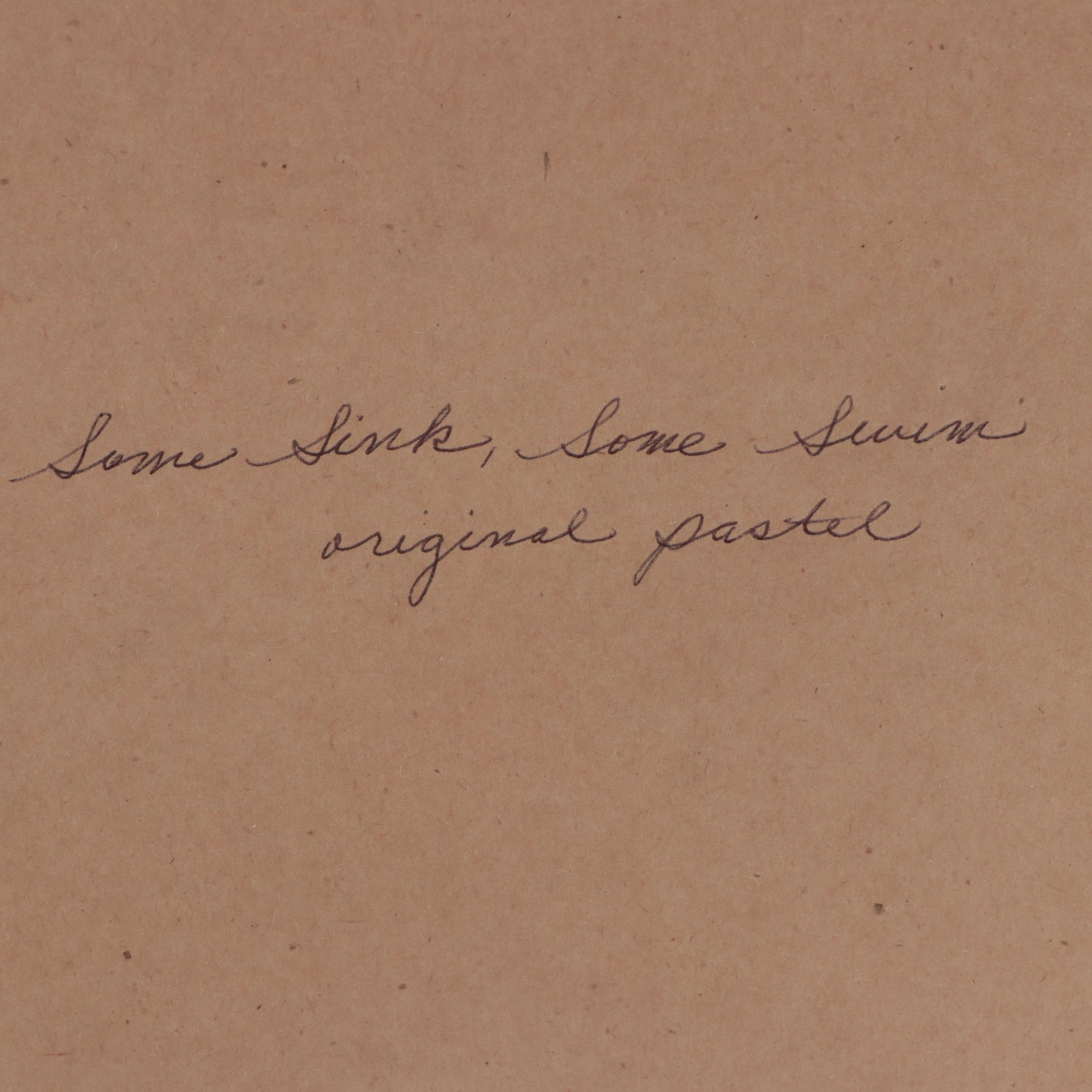 Janet Jackson Pastel Drawing "Some Sink, Some Swim"