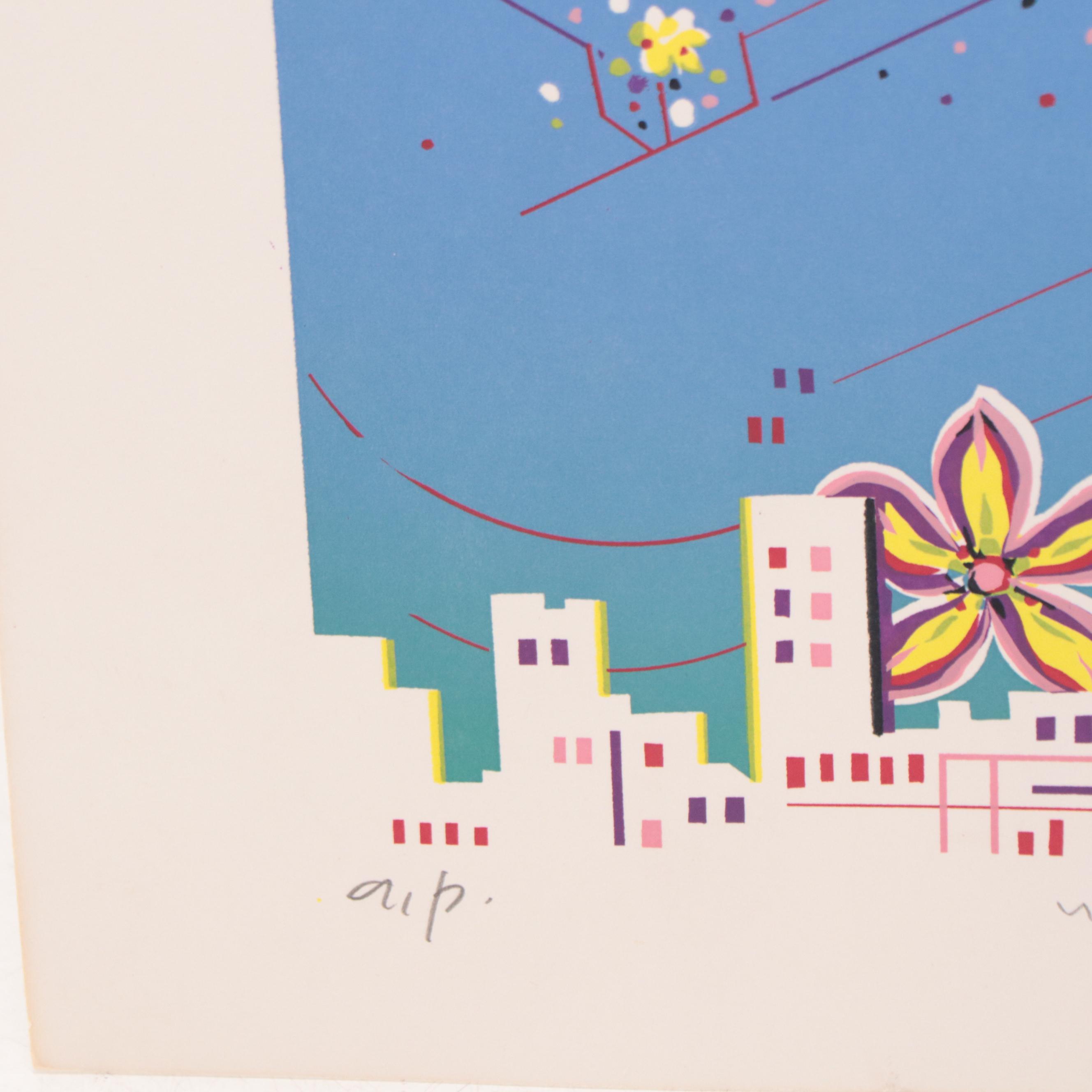 Surreal Serigraph "The Four Seasons"