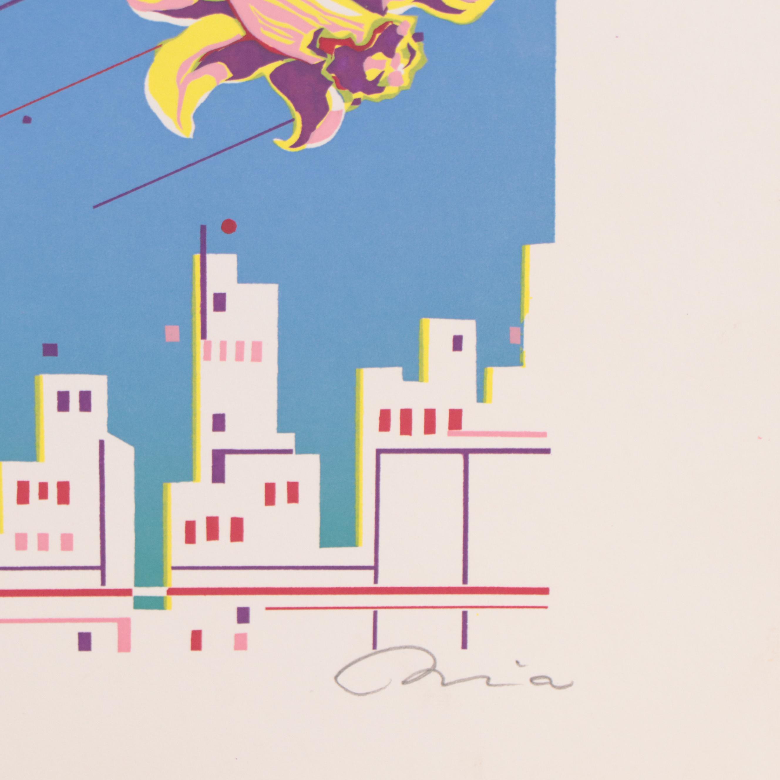 Surreal Serigraph "The Four Seasons"